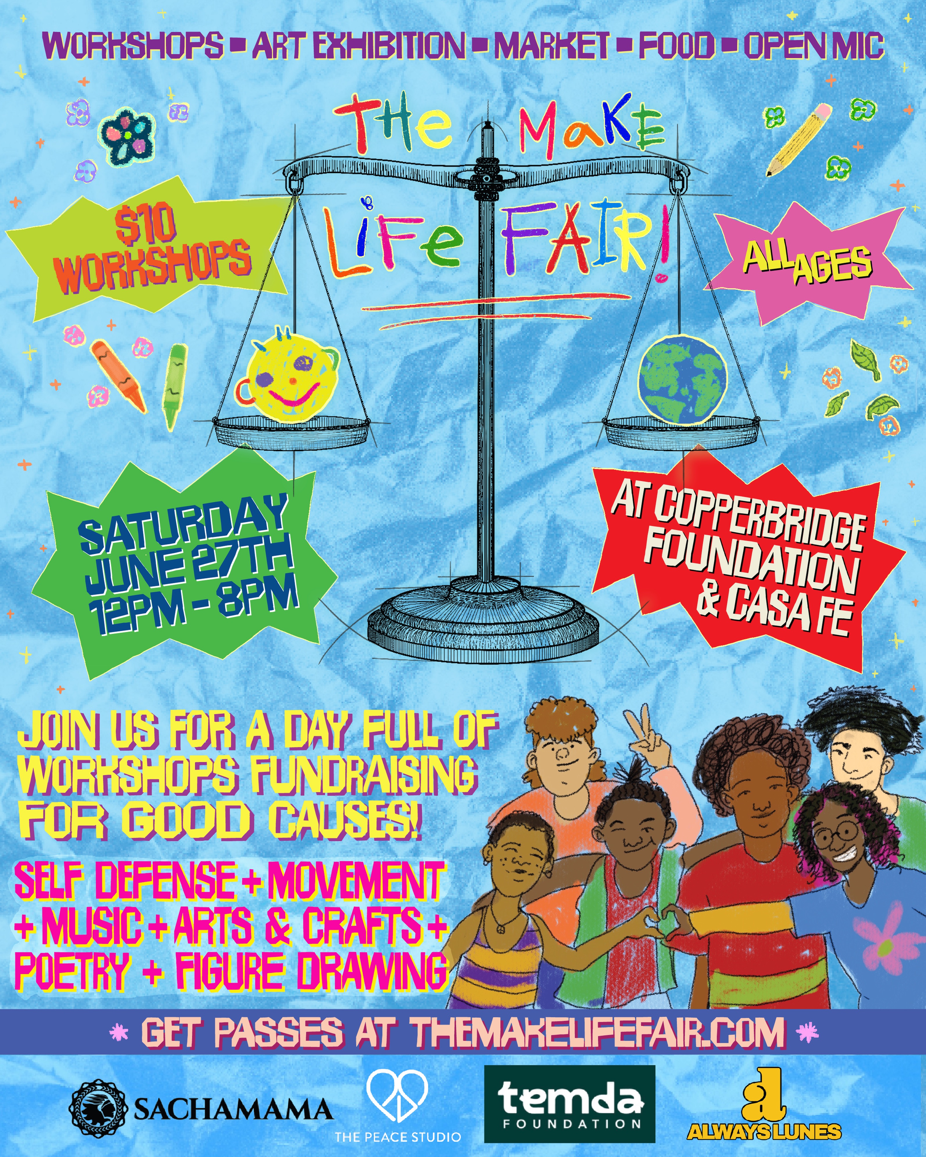 Flyer for The Make Life Fair