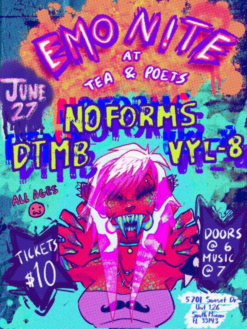 Flyer for Emo Nite