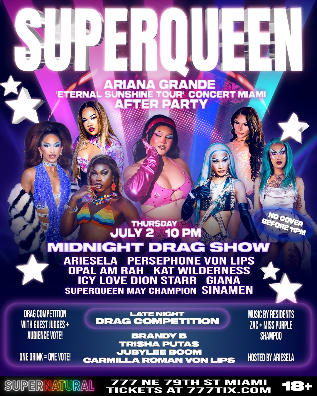 Flyer for SUPERQUEEN