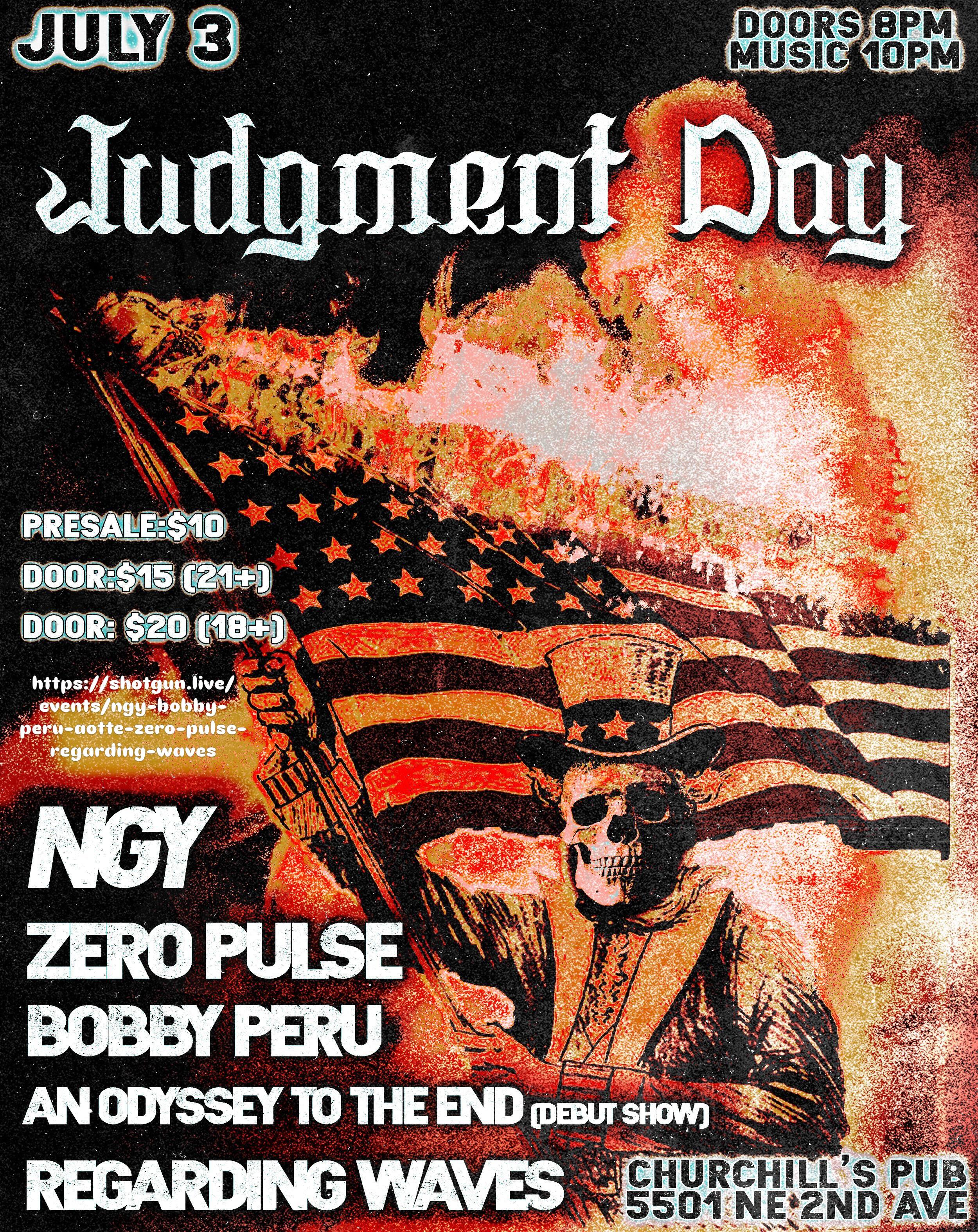Flyer for Judgement Day