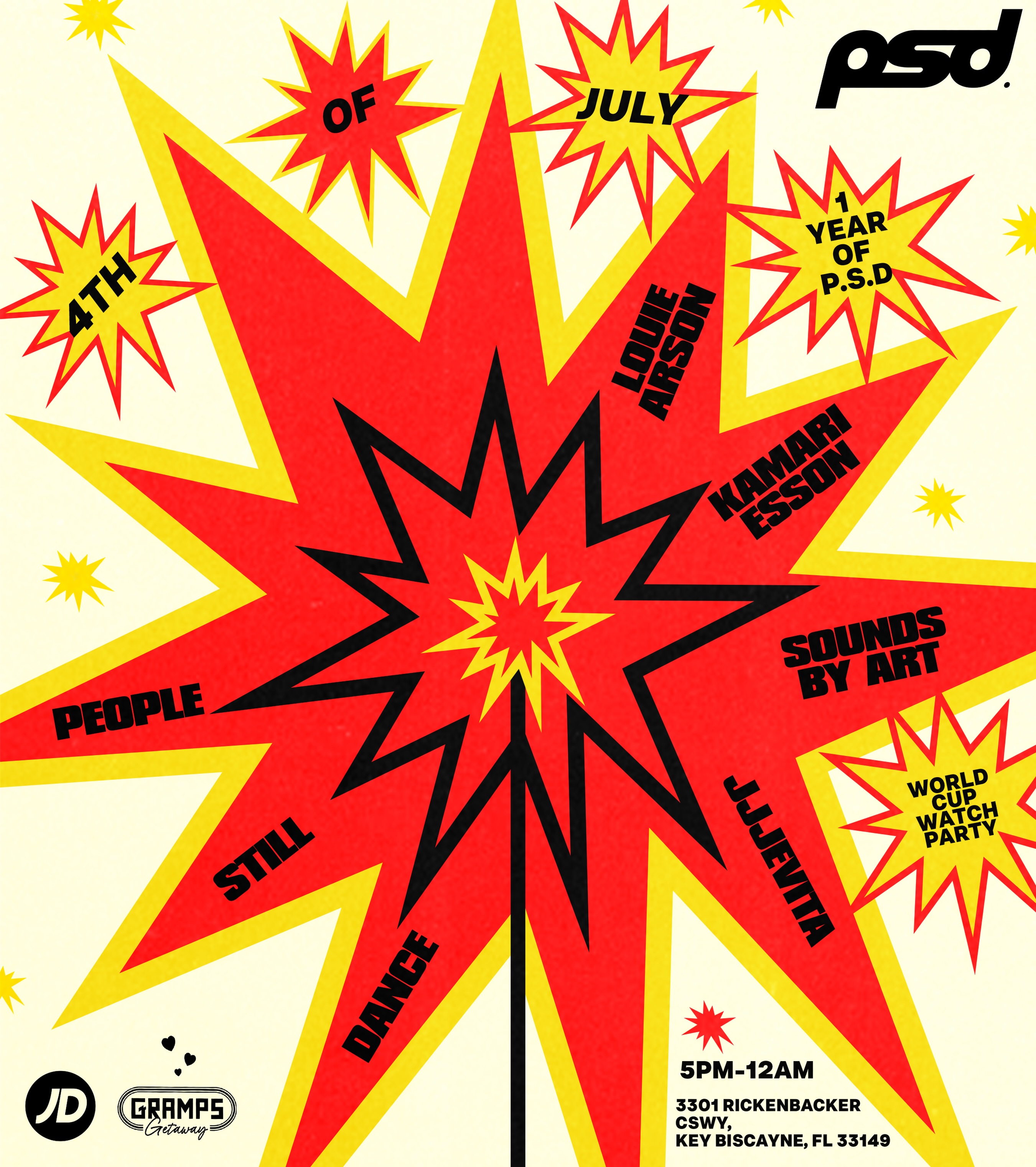 Flyer for 1 Year of PSD