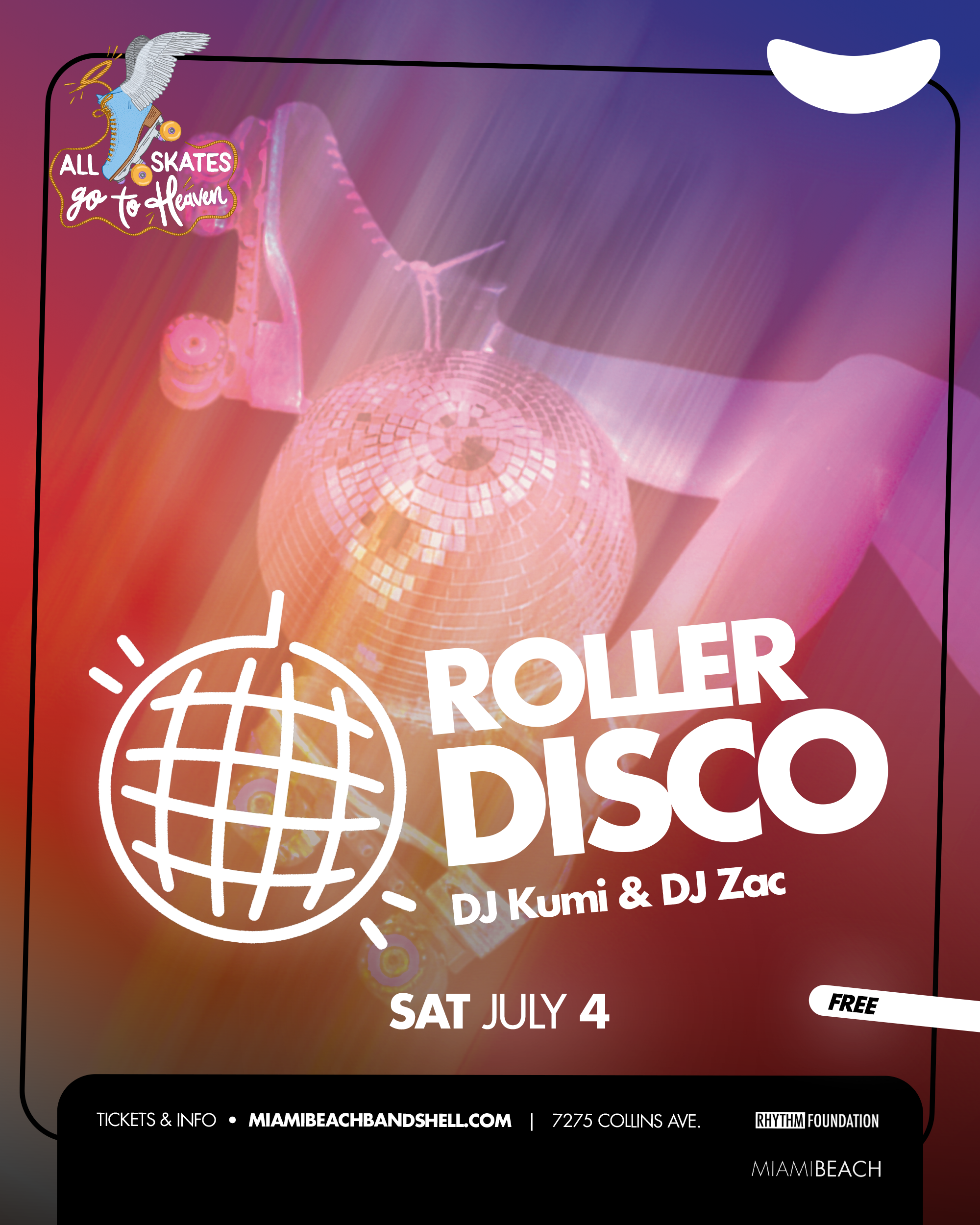 Flyer for Roller Disco