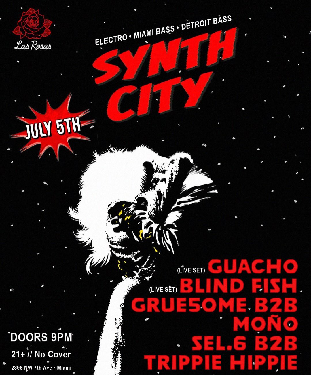 Flyer for Synth City
