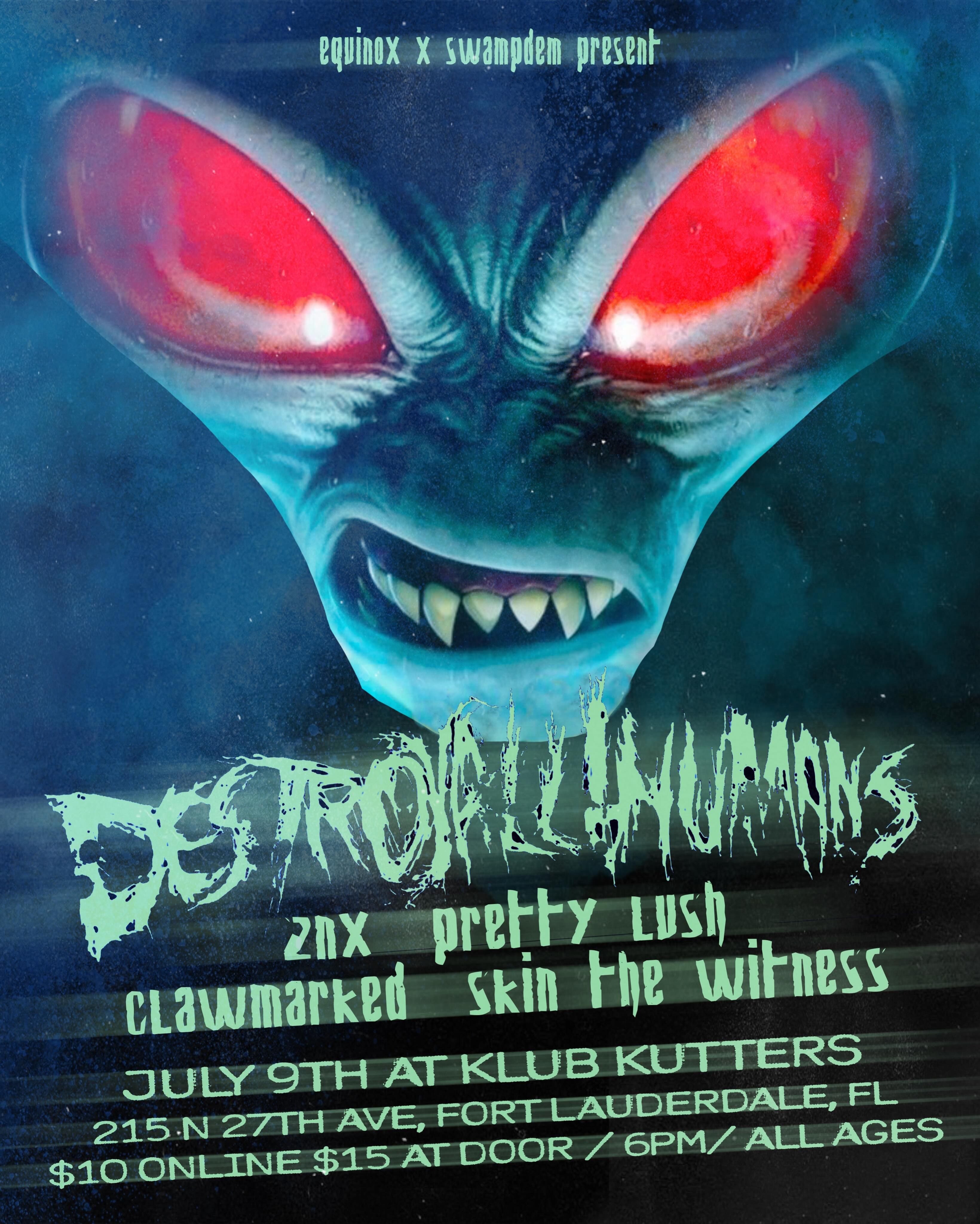 Flyer for Destroy All Humans