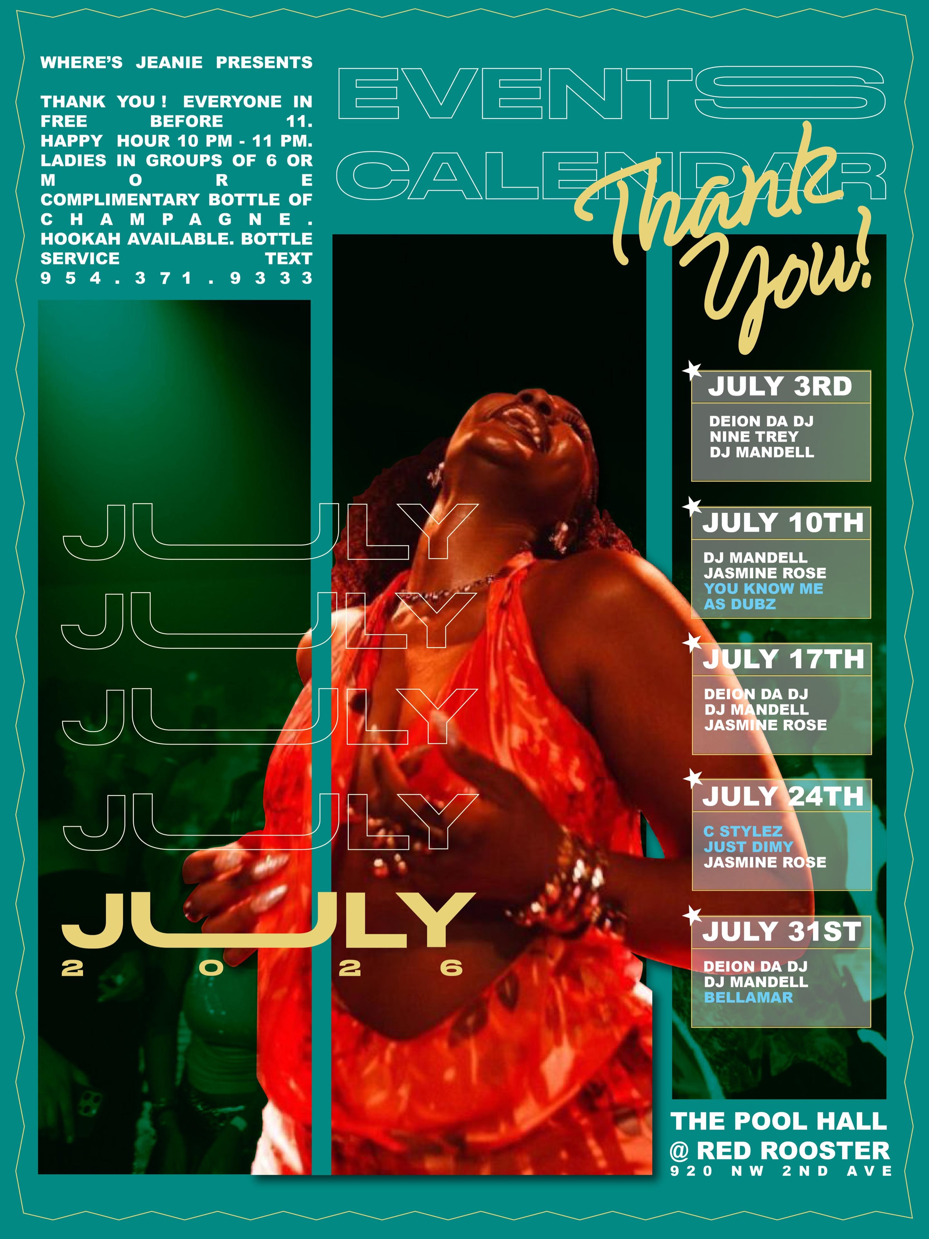 Flyer for Thank You, It’s Summer