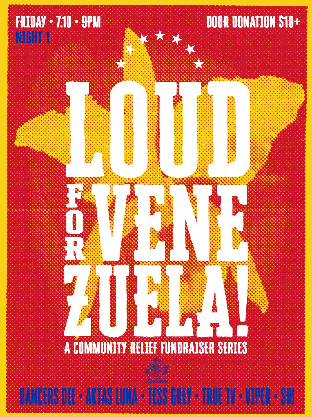Flyer for LOUD FOR VENEZUELA!