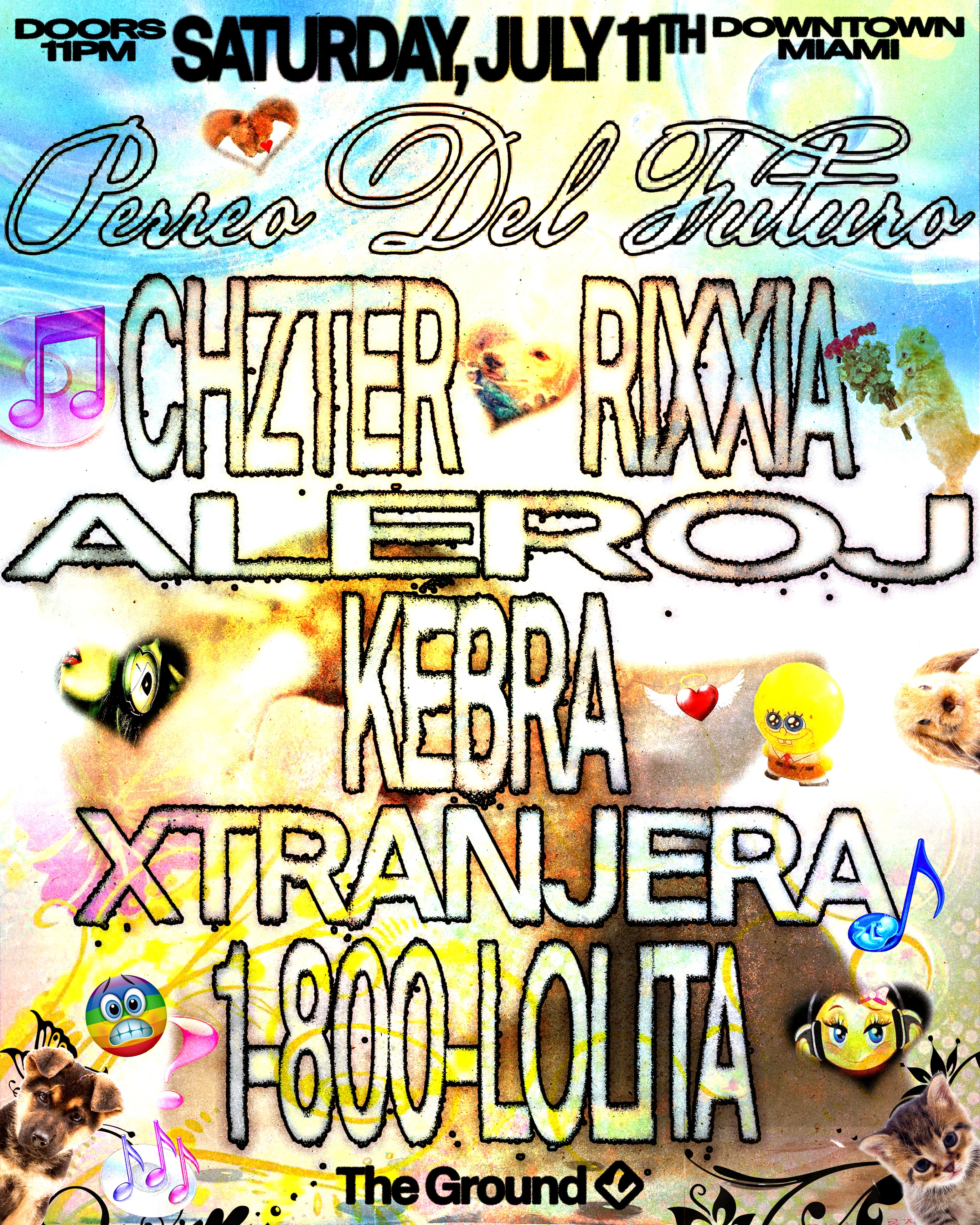 Flyer for #SESBIANLEX: Chzter + Rixxia +