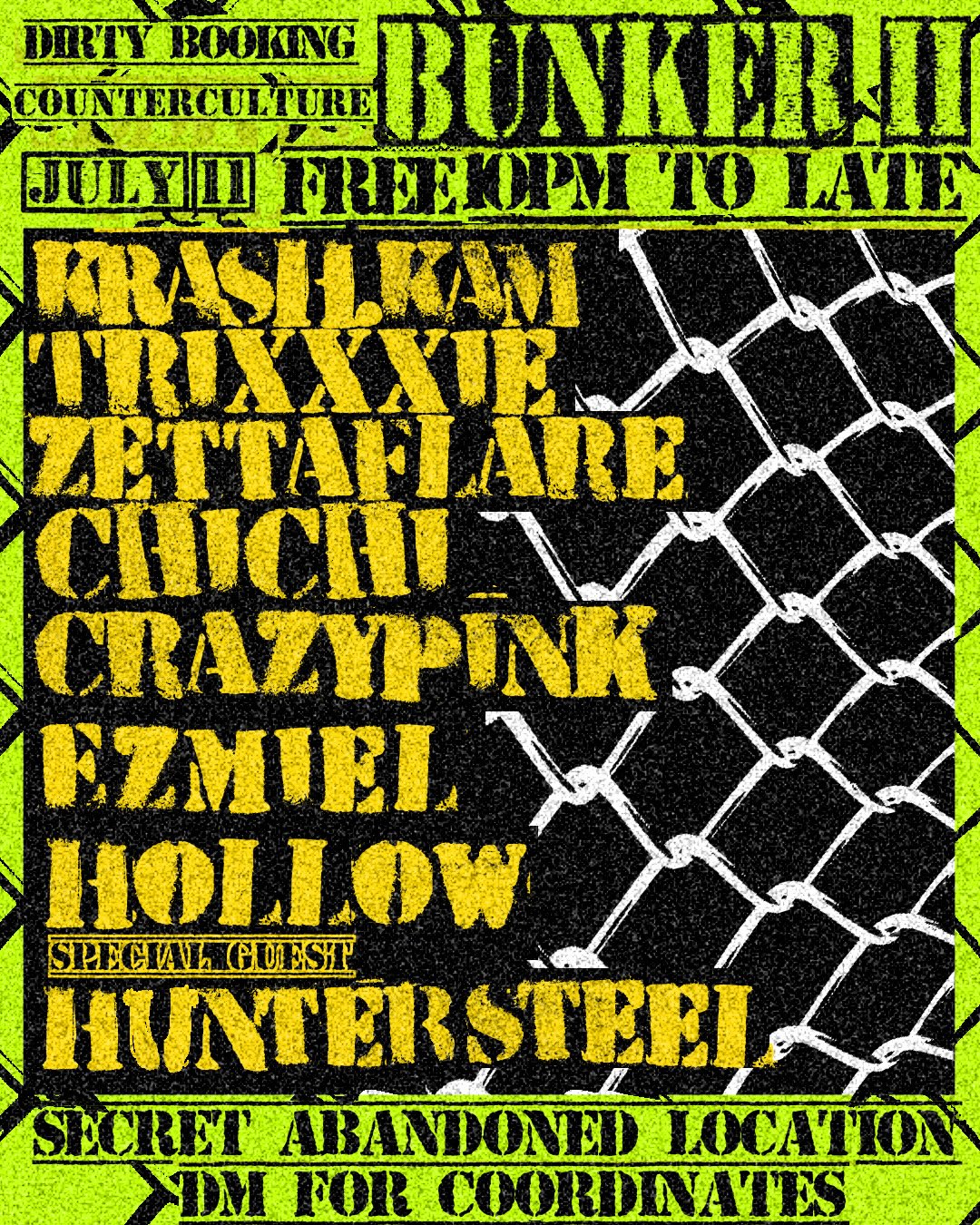 Flyer for BUNKER II