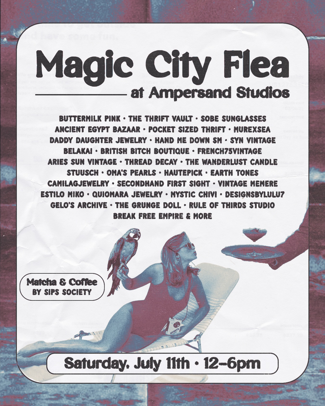 Flyer for Magic City Flea