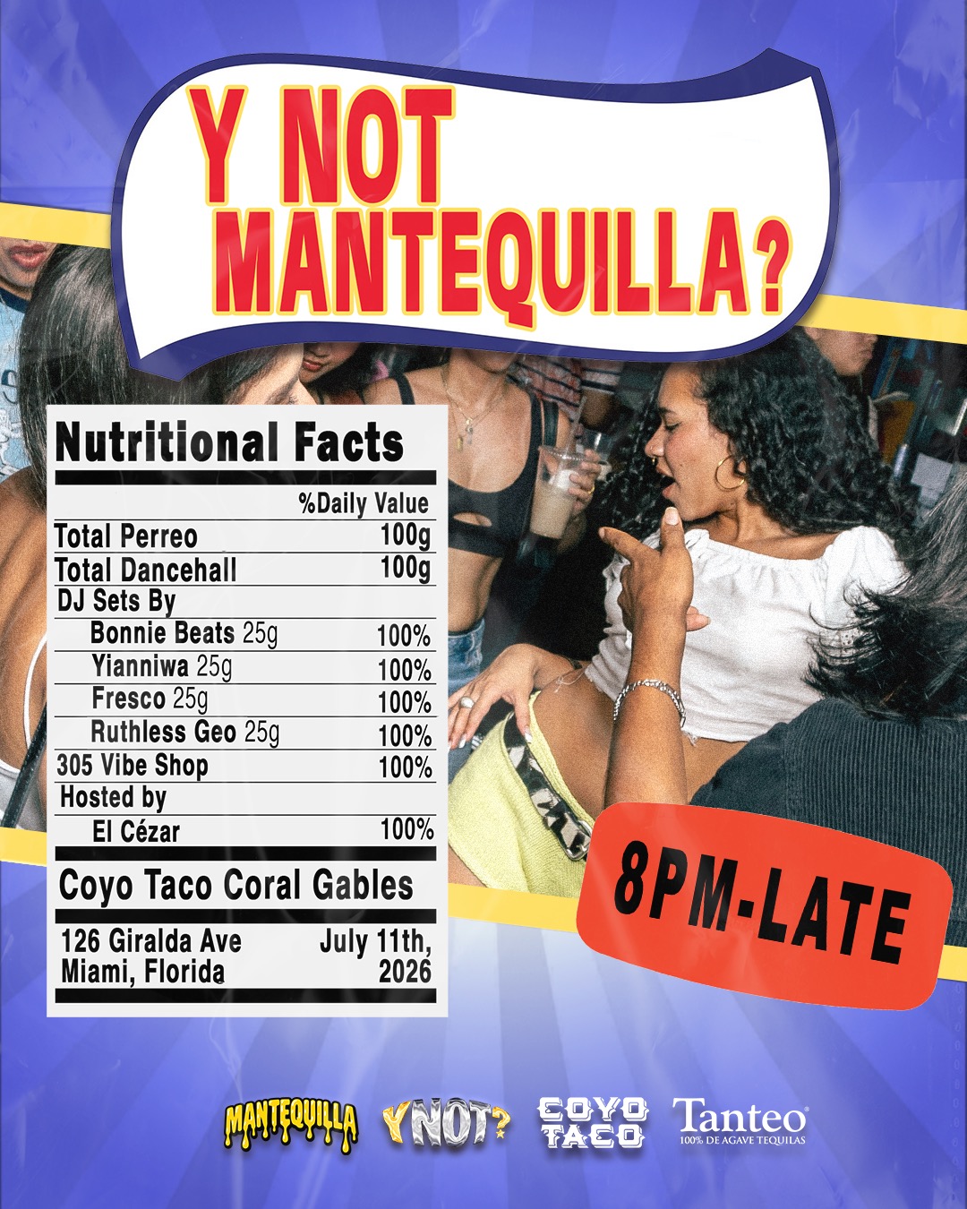 Flyer for Y Not Mantequilla?