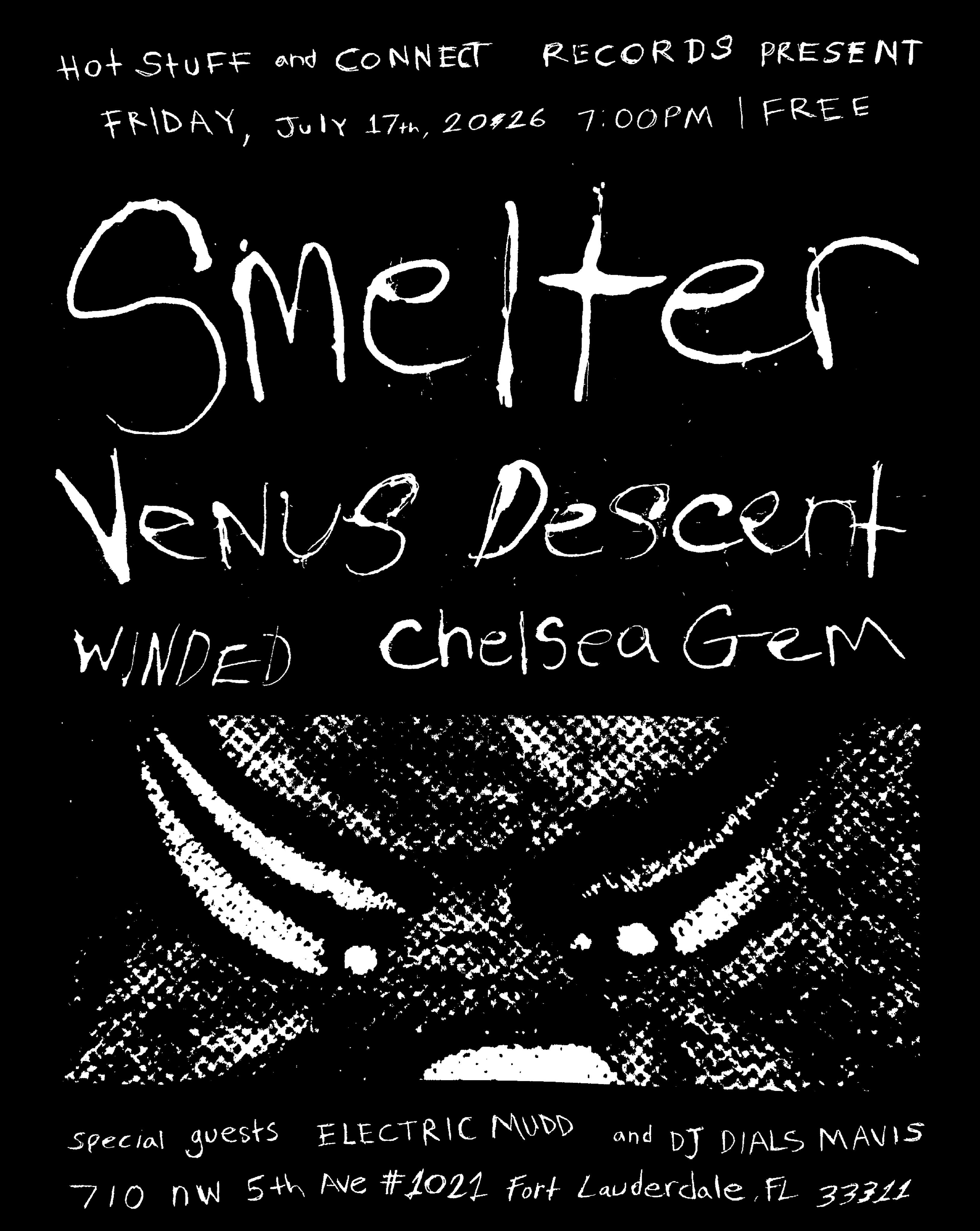 Flyer for Smelter + Venus Descent +
