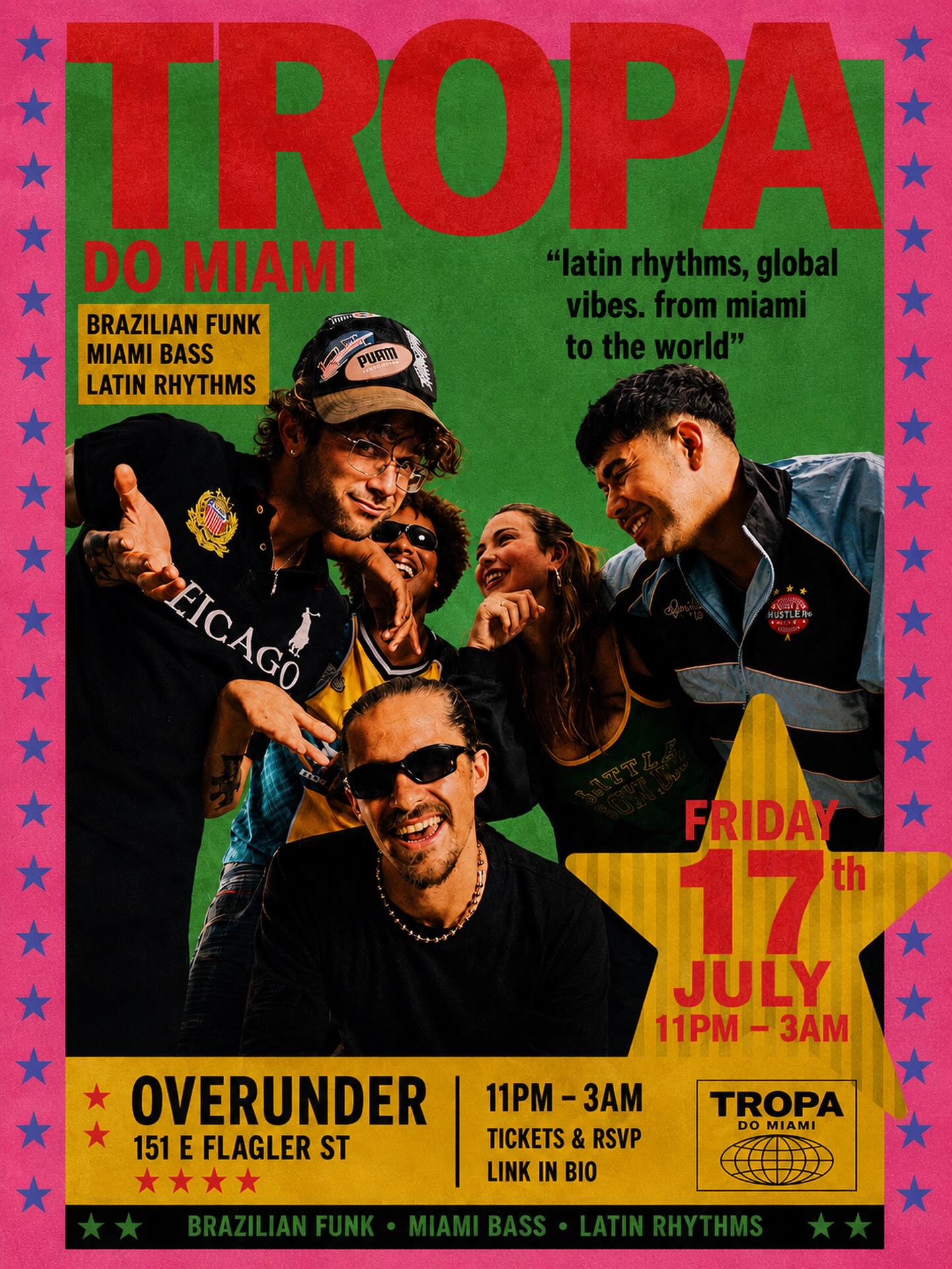 Flyer for TROPA DO MIAMI