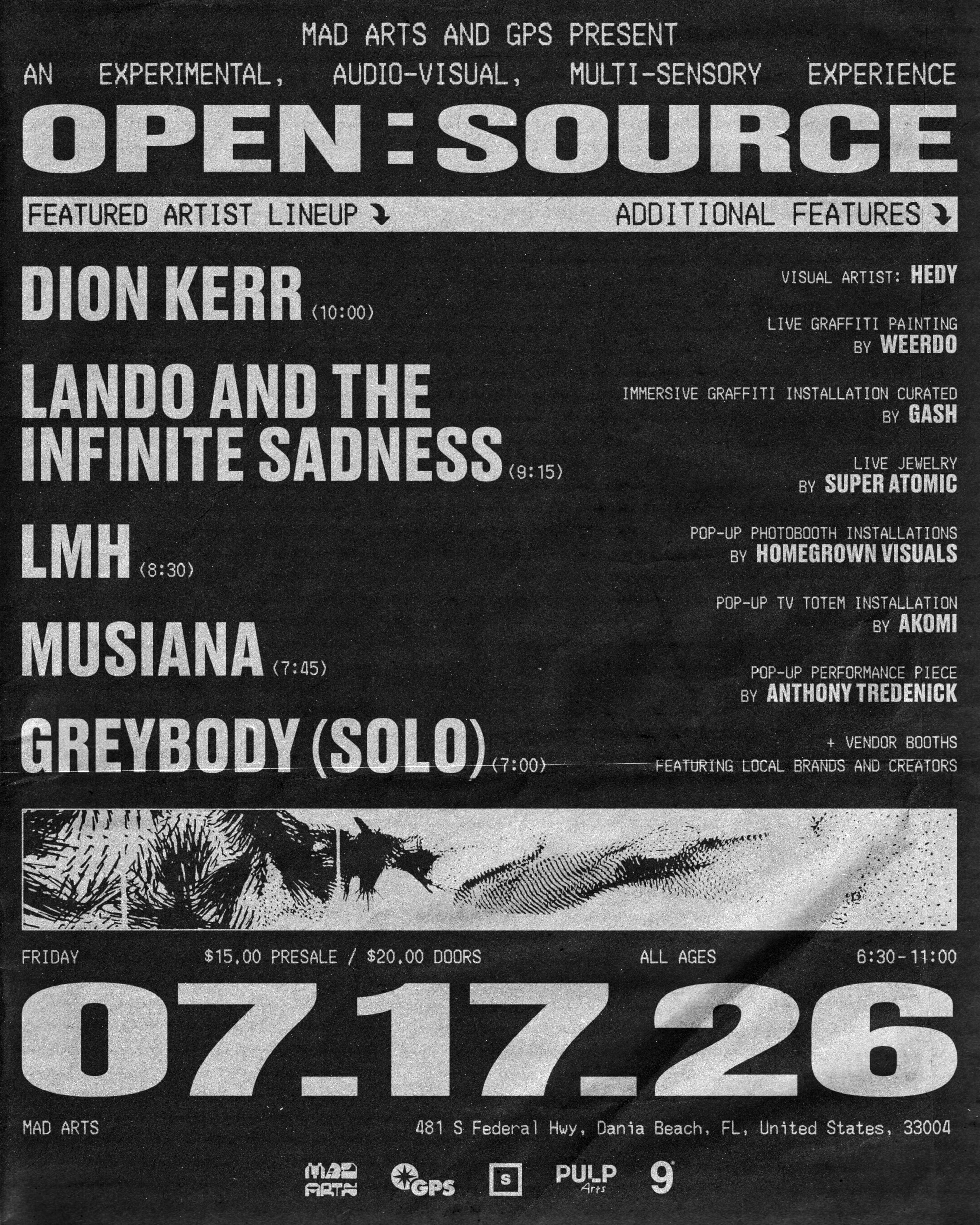 Flyer for OPEN:SOURCE