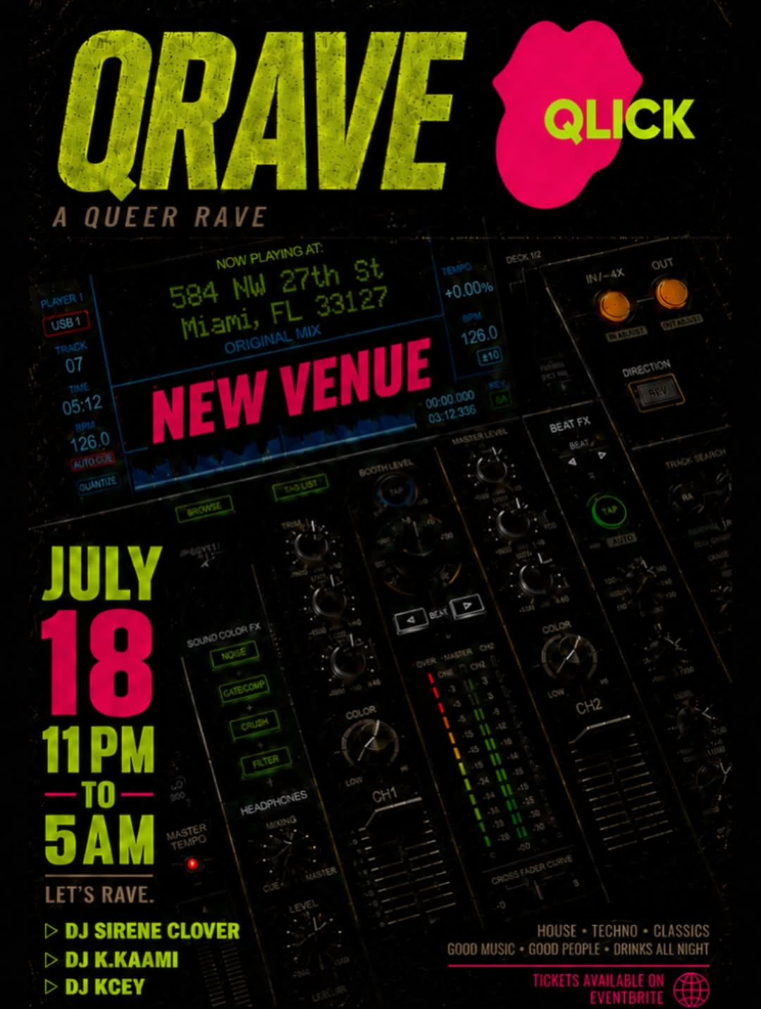 Flyer for QRAVE