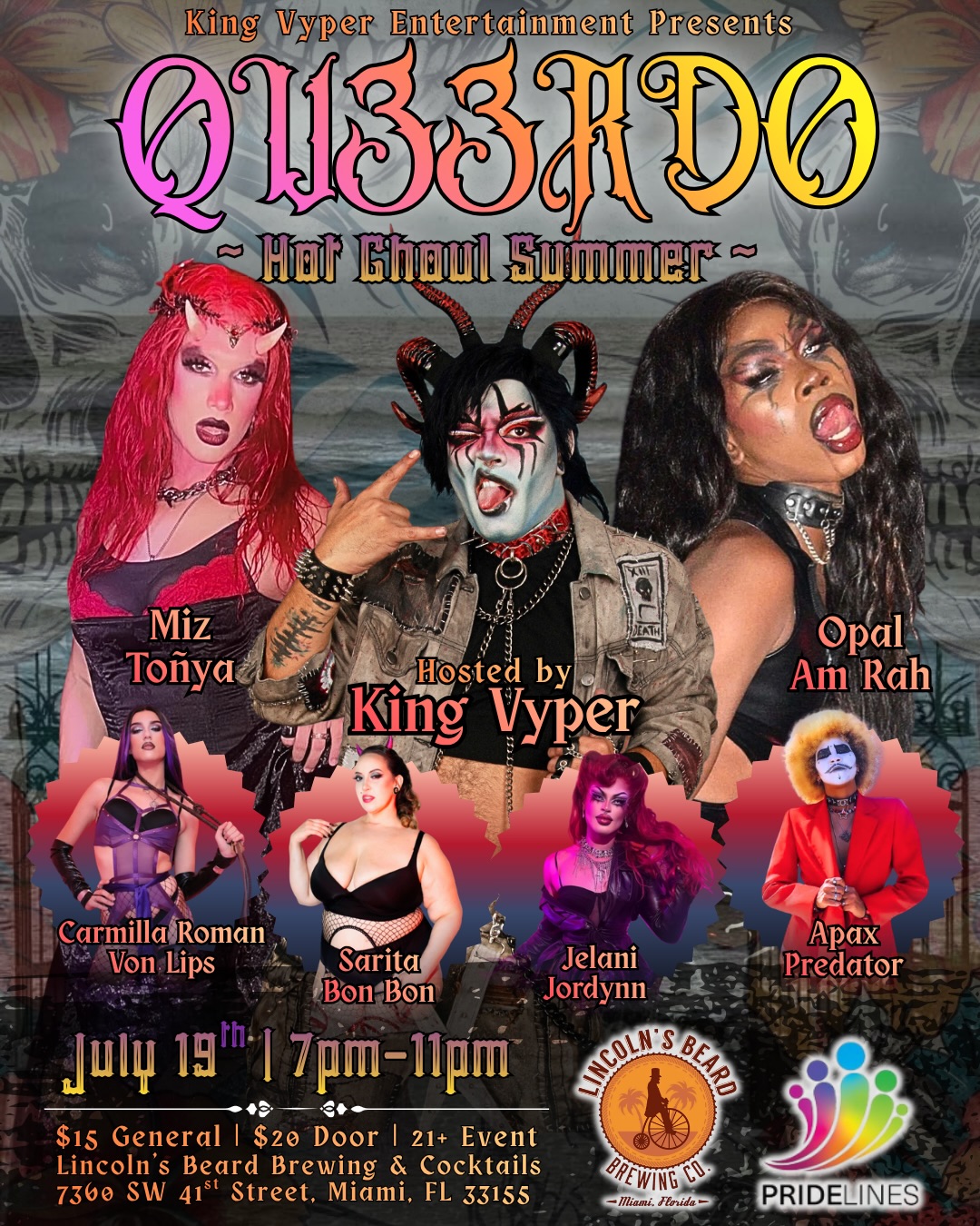 Flyer for Hot Ghoul Summer