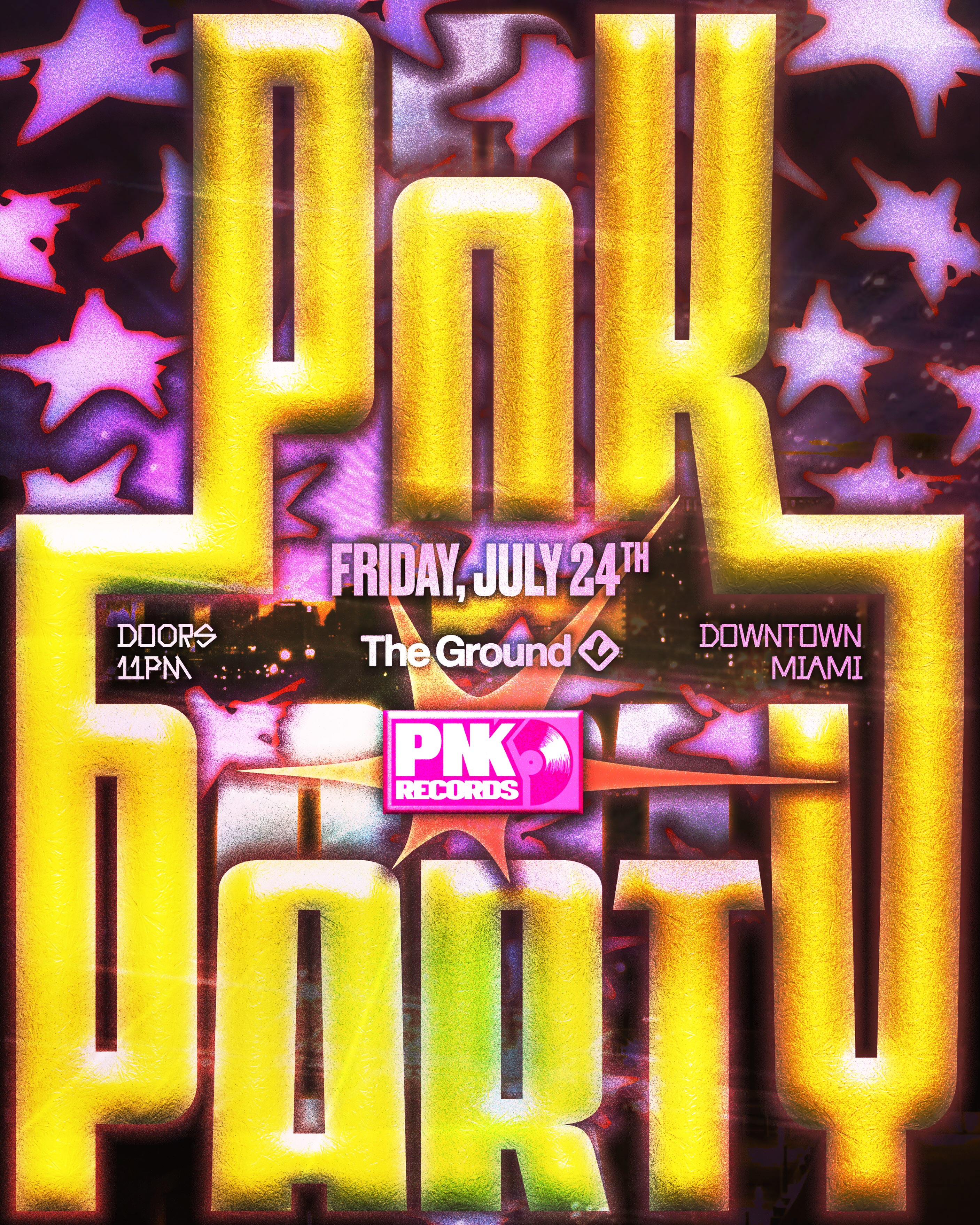 Flyer for Pnk Party
