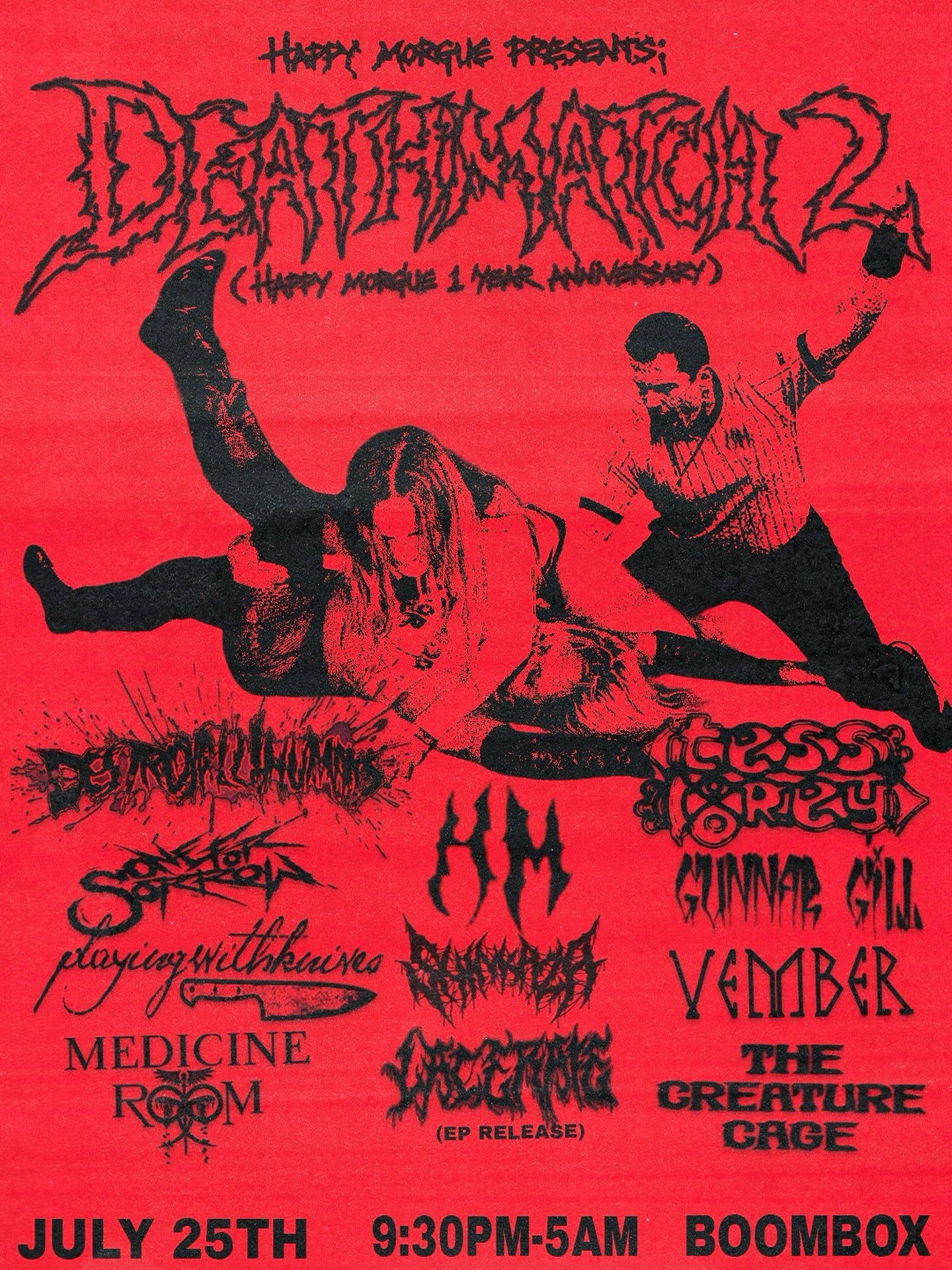Flyer for DEATHMATCH 2