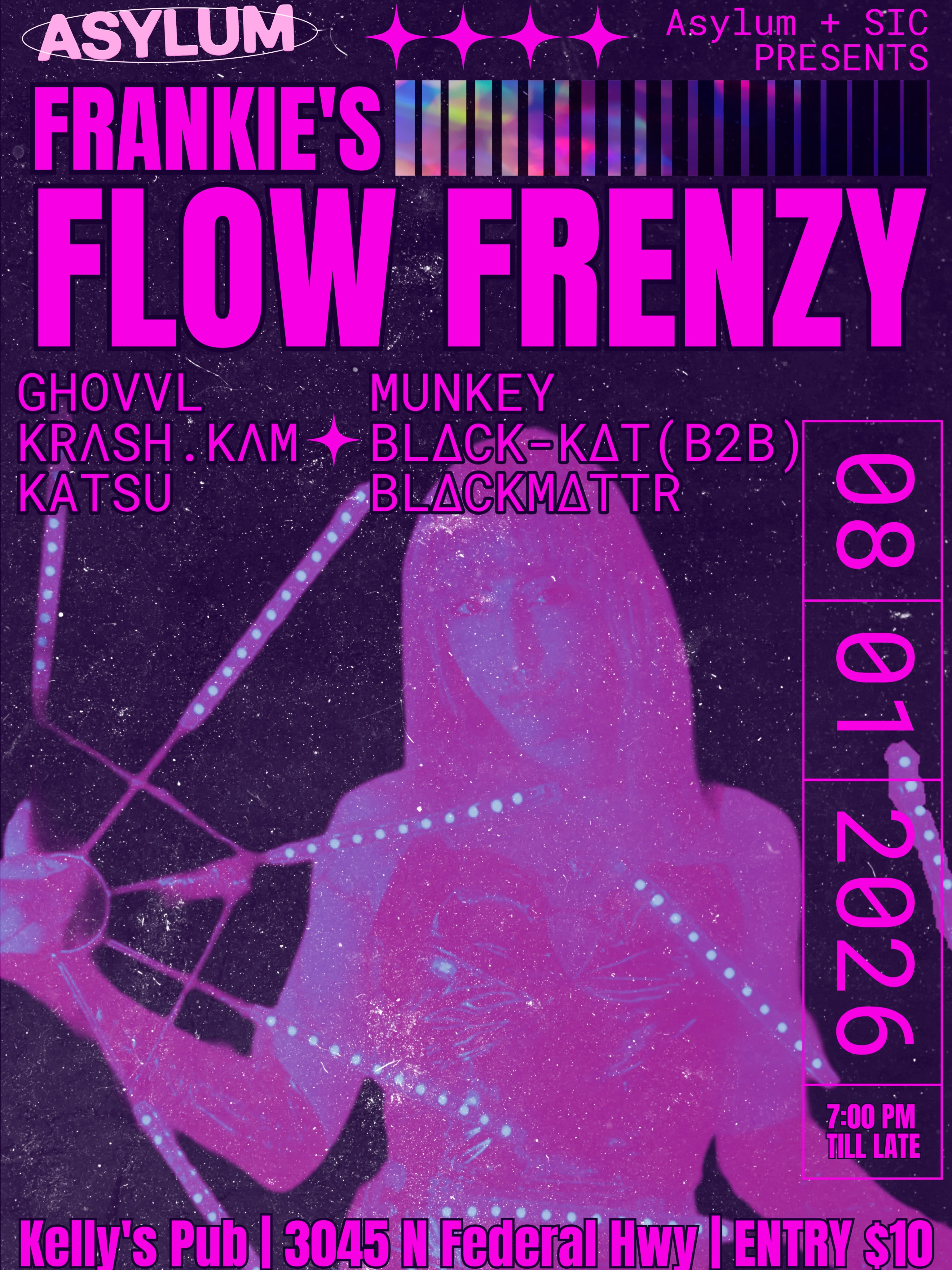 Flyer for Franky's Flow Frenzy