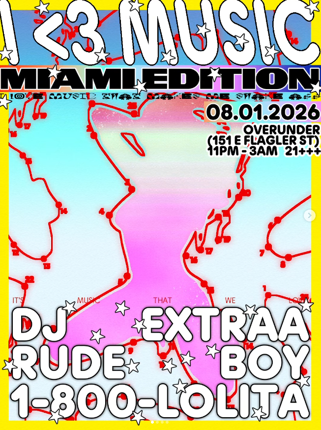 Flyer for I <3 MUSIC