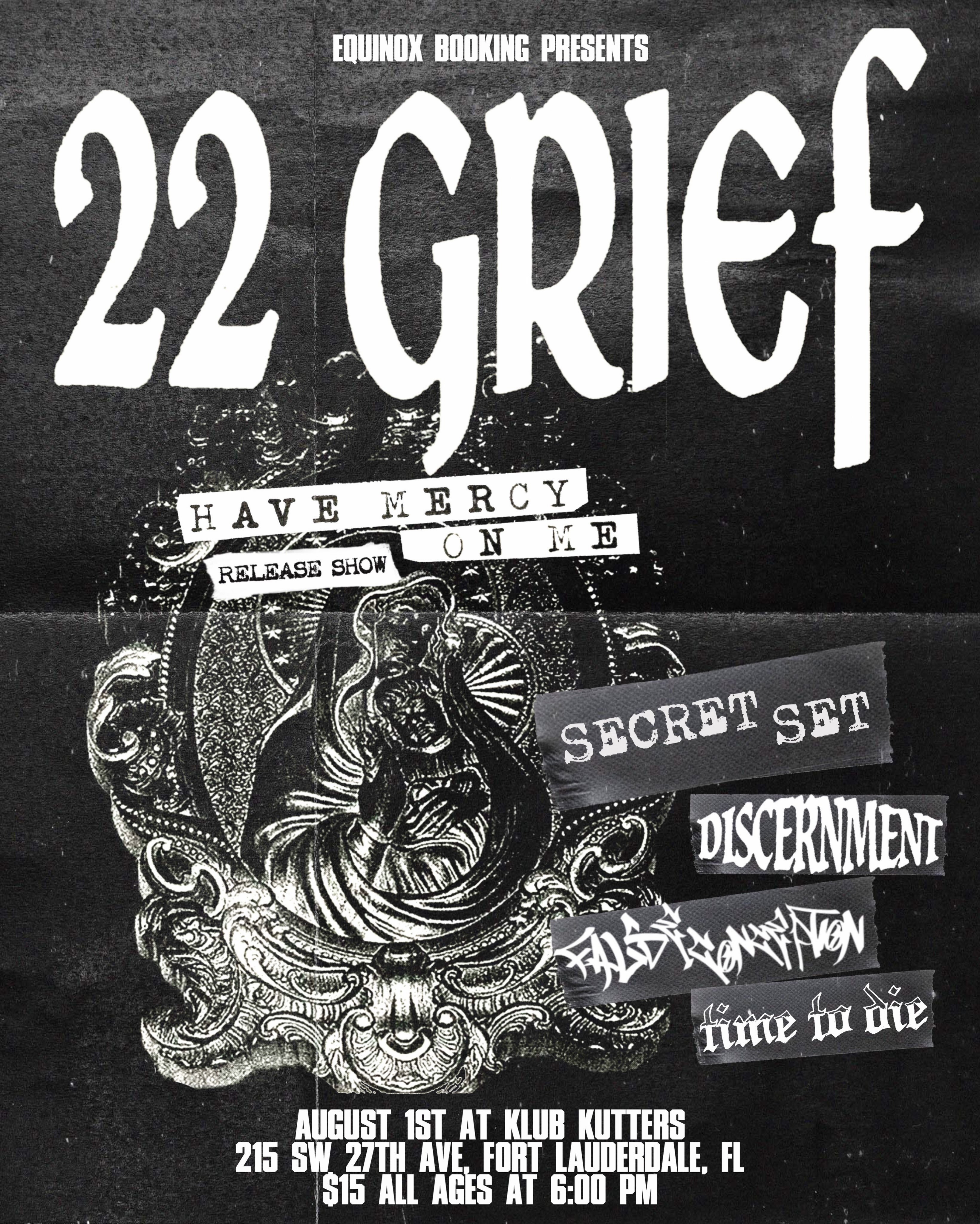 Flyer for HAVE MERCY ON ME Release Show