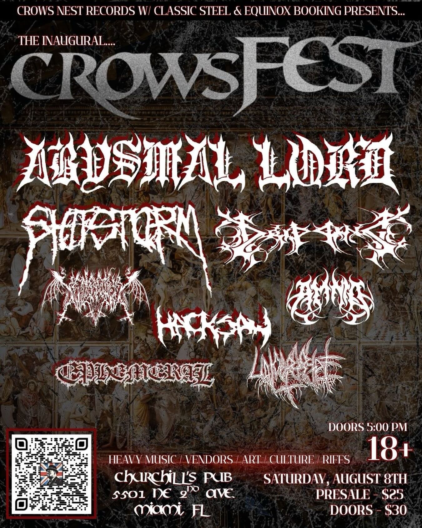 Flyer for CROWS FEST