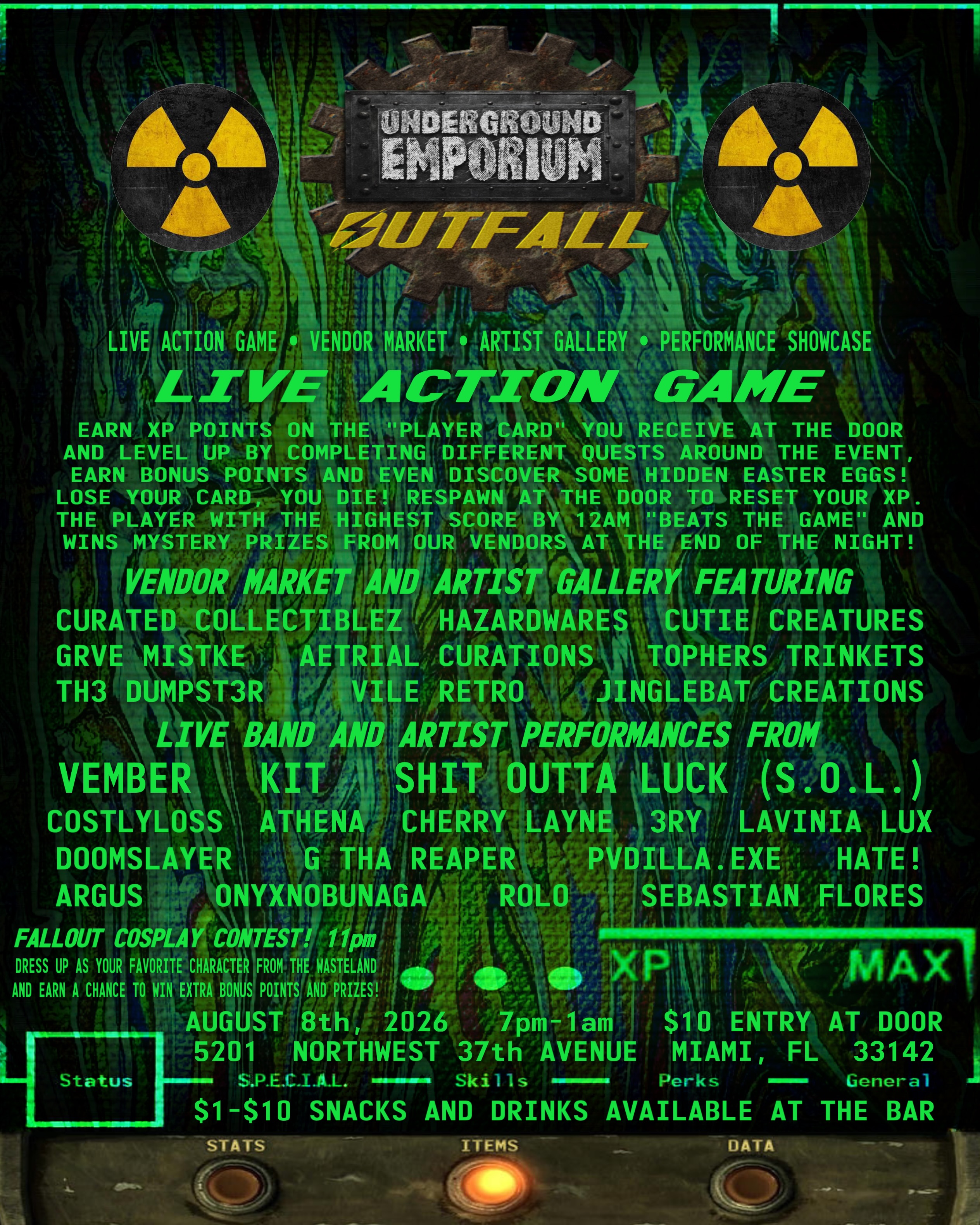 Flyer for OUTFALL