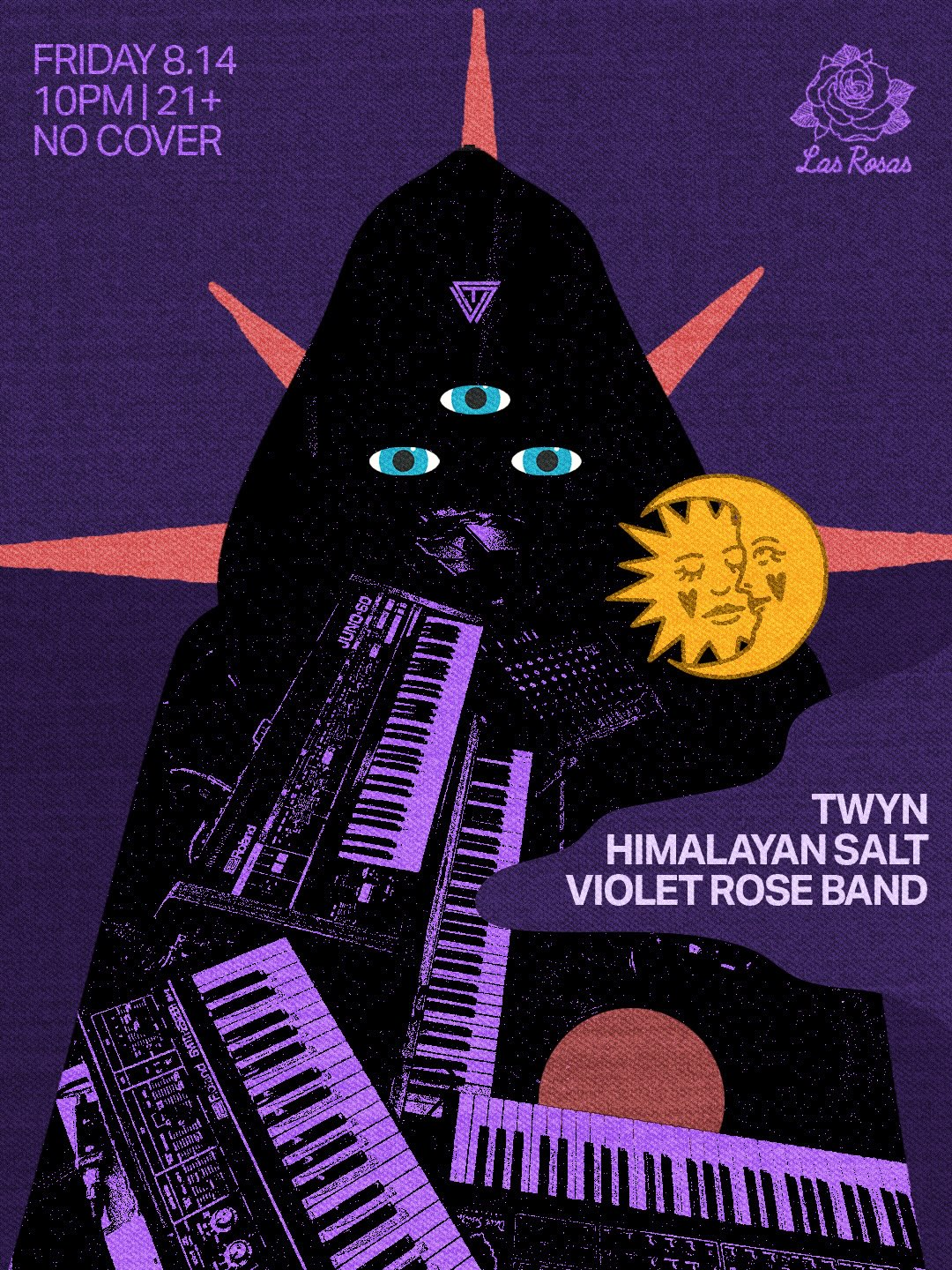 Flyer for TWYN + Himalayan Salt Band +