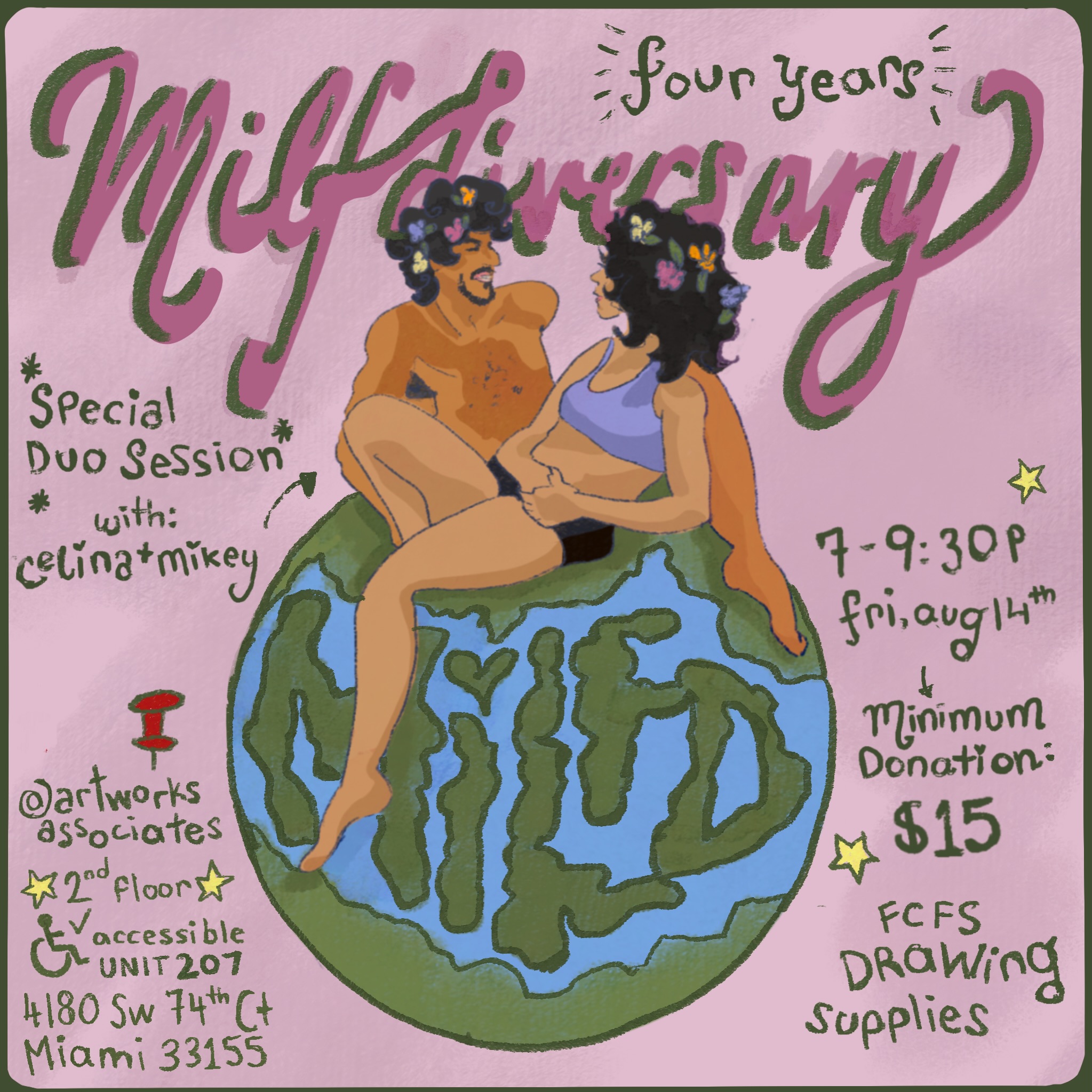 Flyer for MILFDiversary