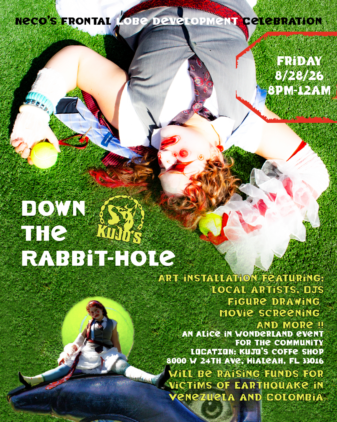 Flyer for Down the Rabbit-Hole
