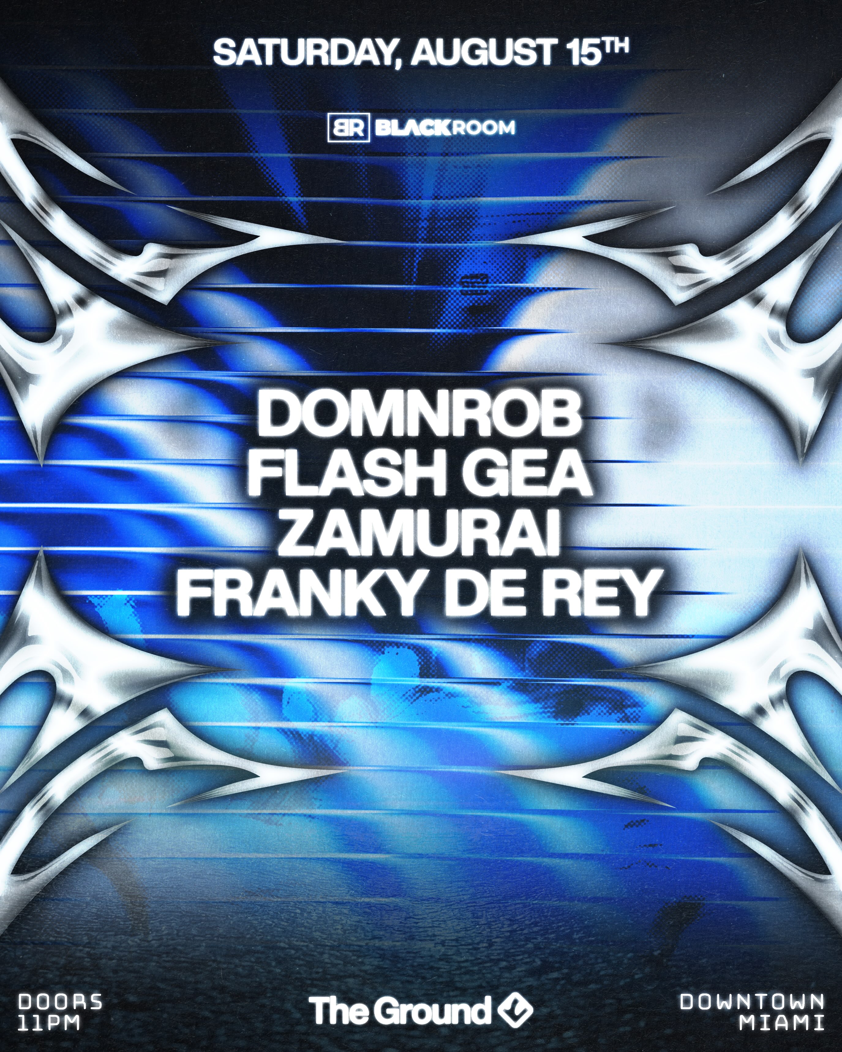 Flyer for DOMNROB + Zamurai +
