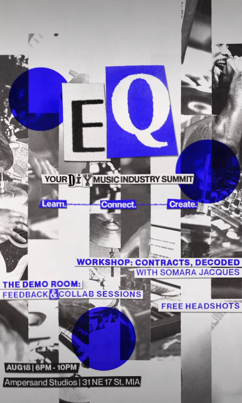 Flyer for EQ: Your DIY Music Industry Summit