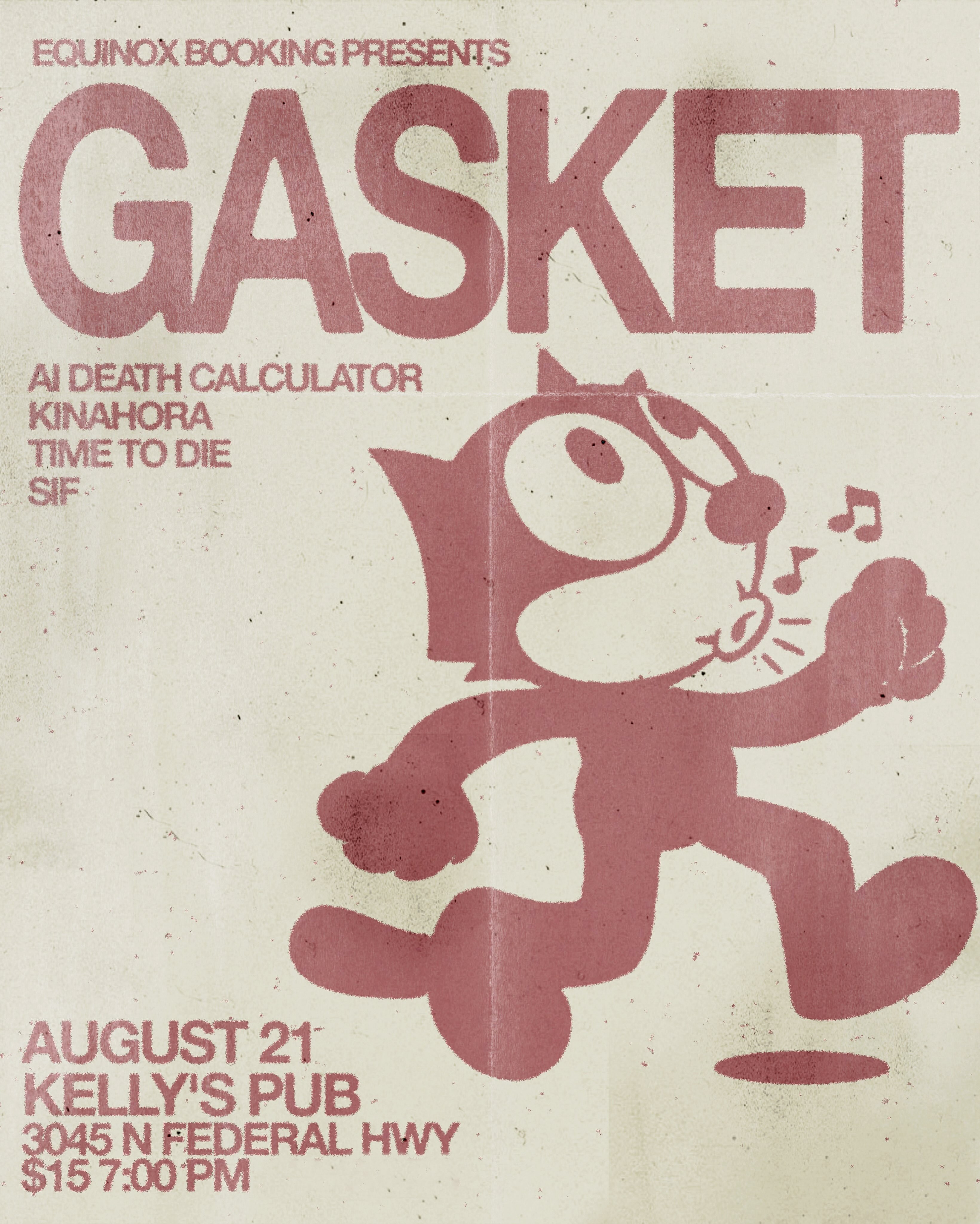 Flyer for GASKET + AI Death Calculator +