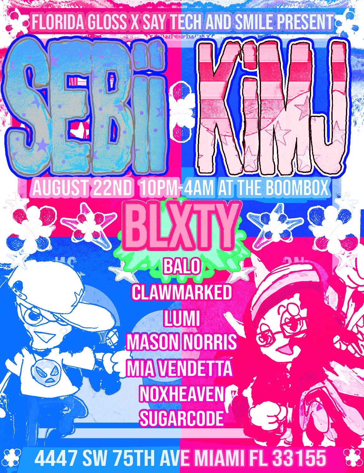 Flyer for SEBii + KiMJ +
