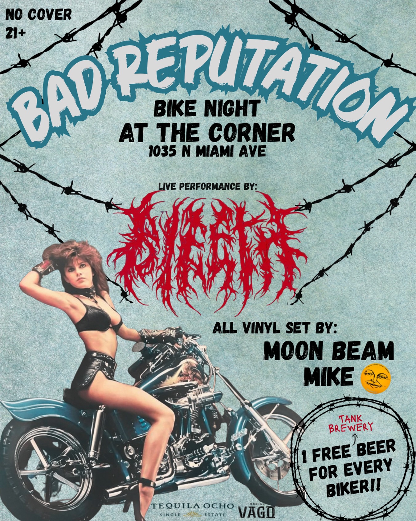 Flyer for Bad Reputation: Bike Night
