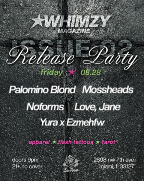 Flyer for ISSUE 02 Release Party