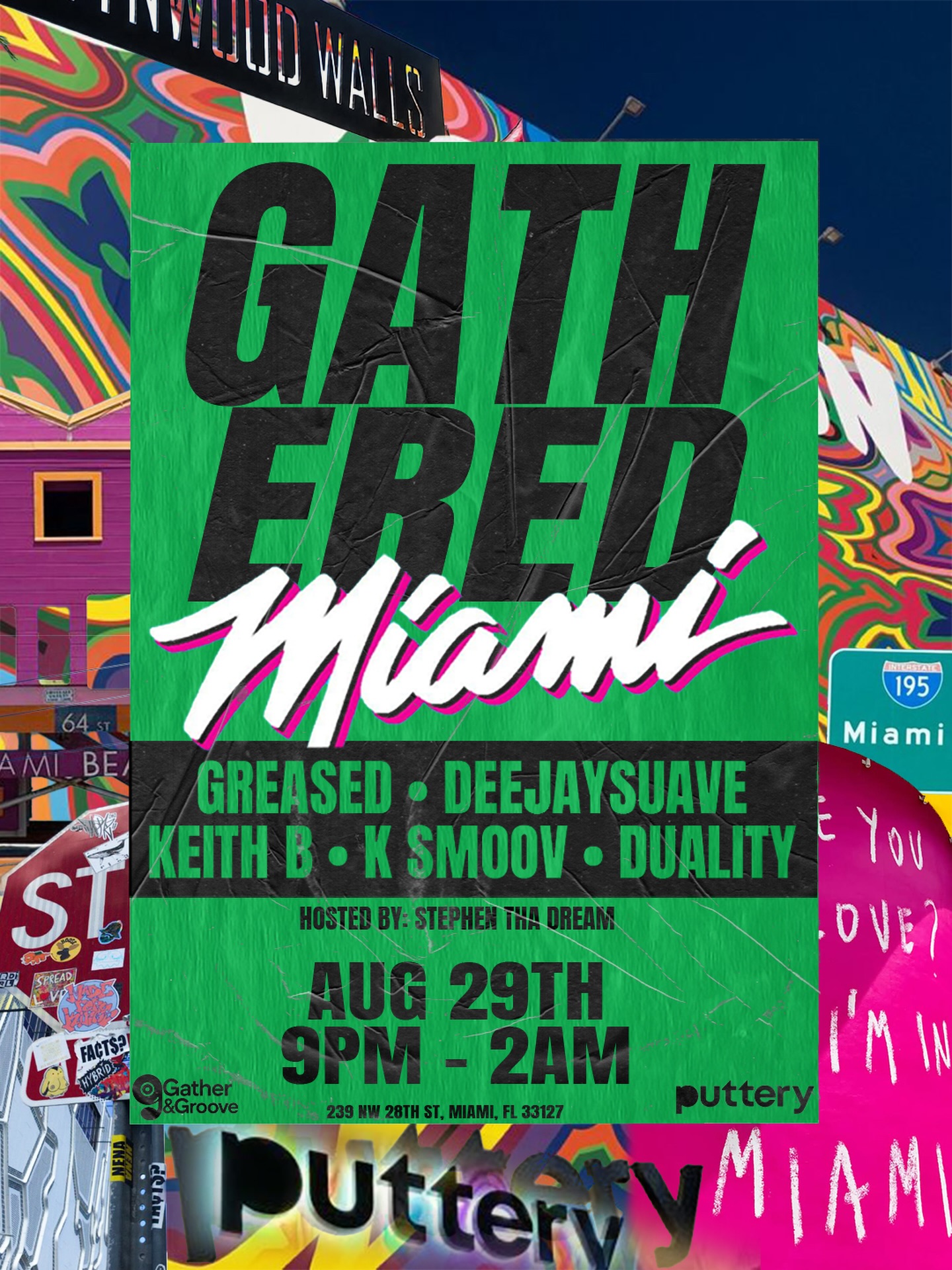 Flyer for Gathered Miami