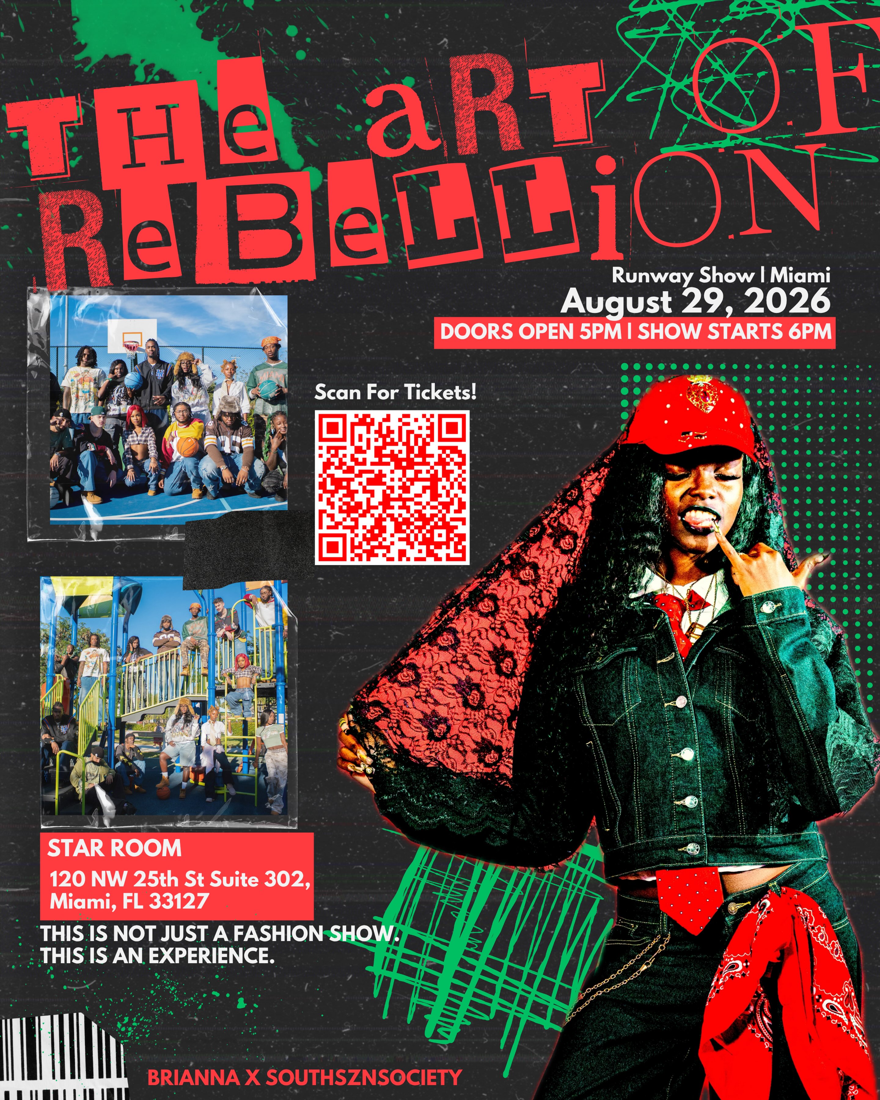 Flyer for The Art of Rebellion