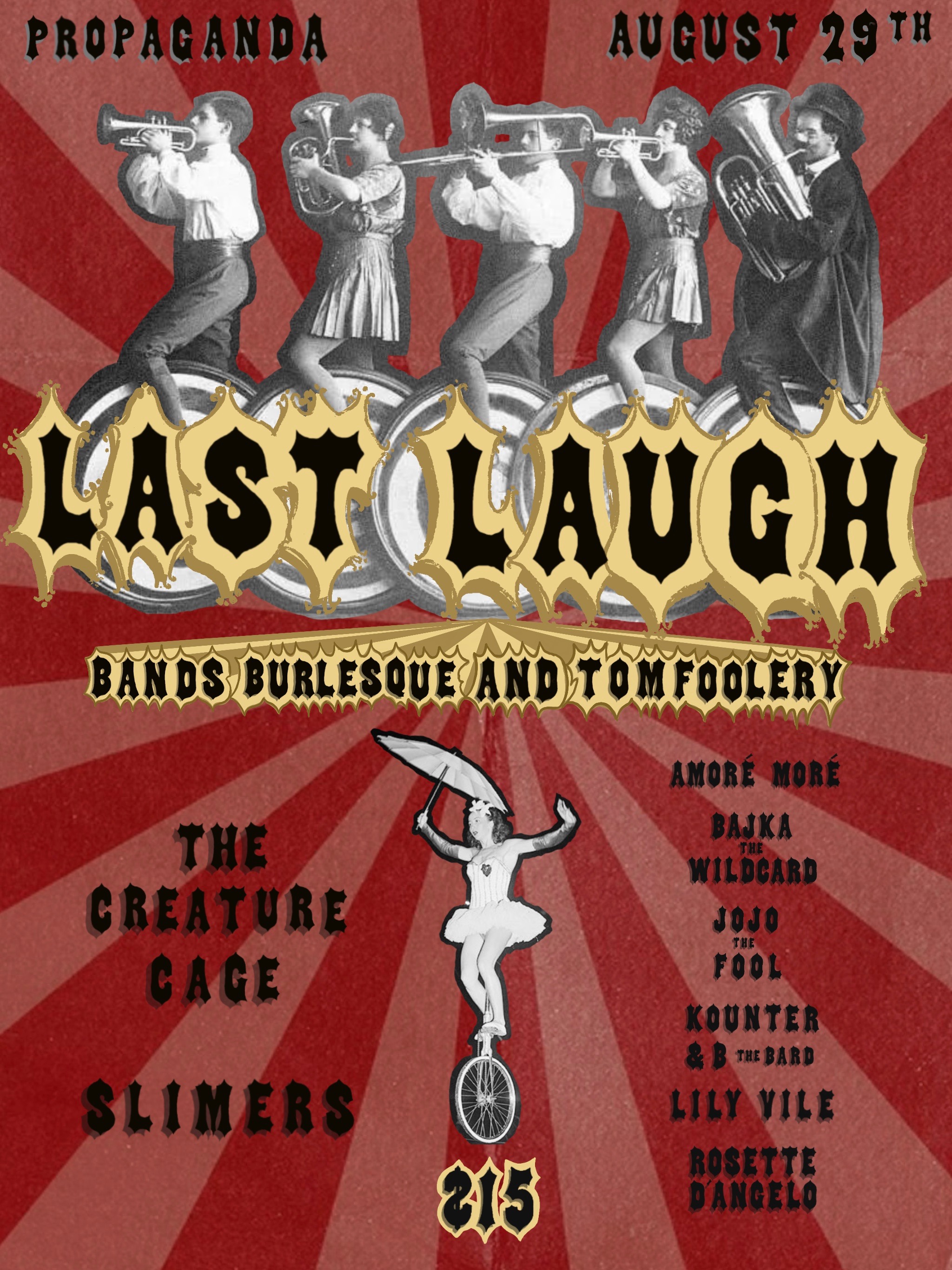 Flyer for Last Laugh