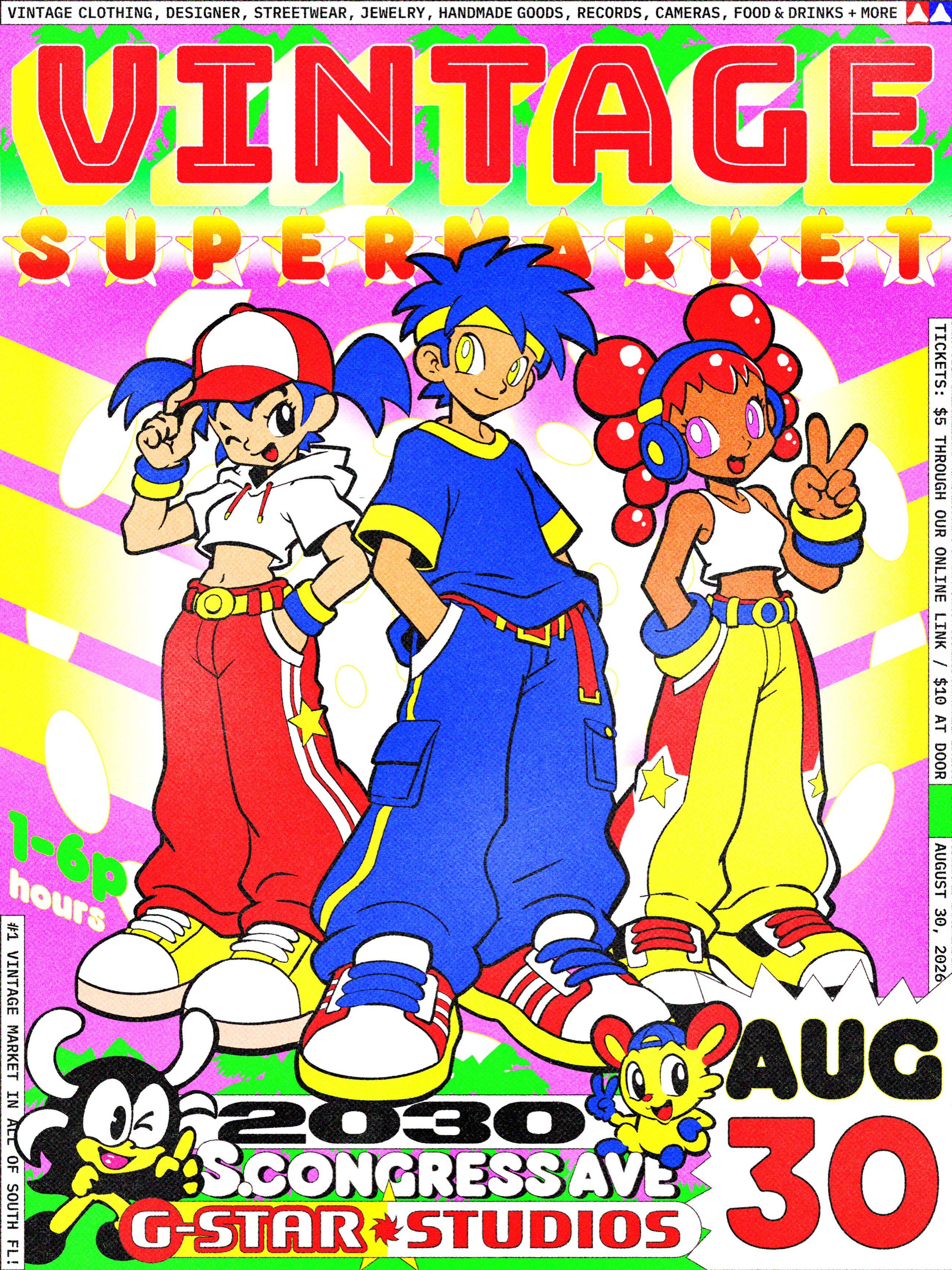 Flyer for Vintage Supermarket