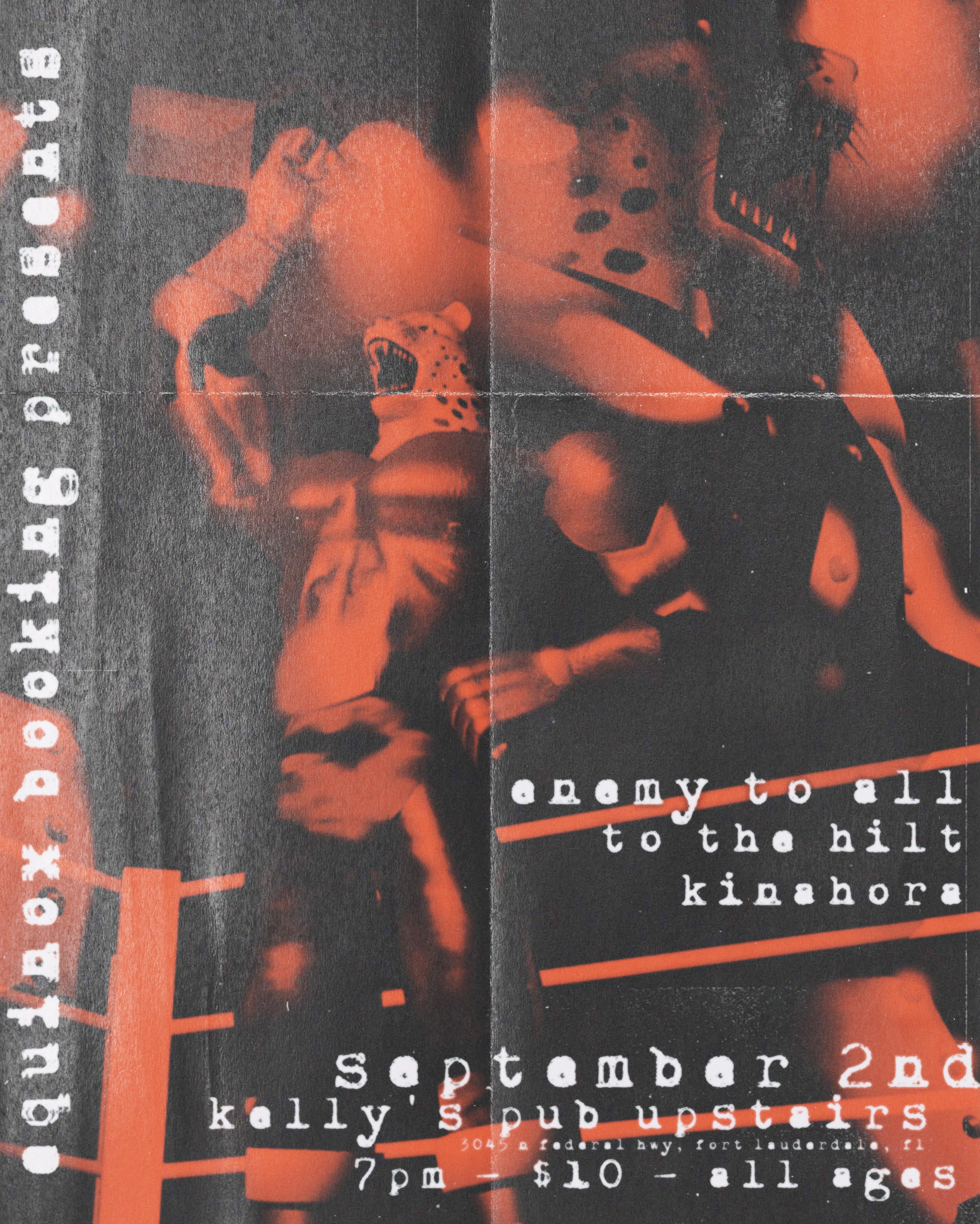 Flyer for Enemy to All + To the Hilt +
