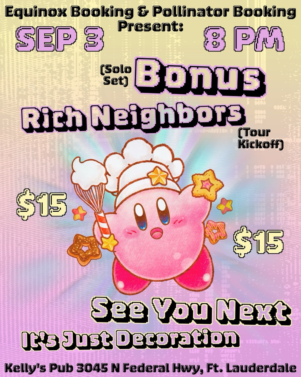 Flyer for Bonus + Rich Neighbors +