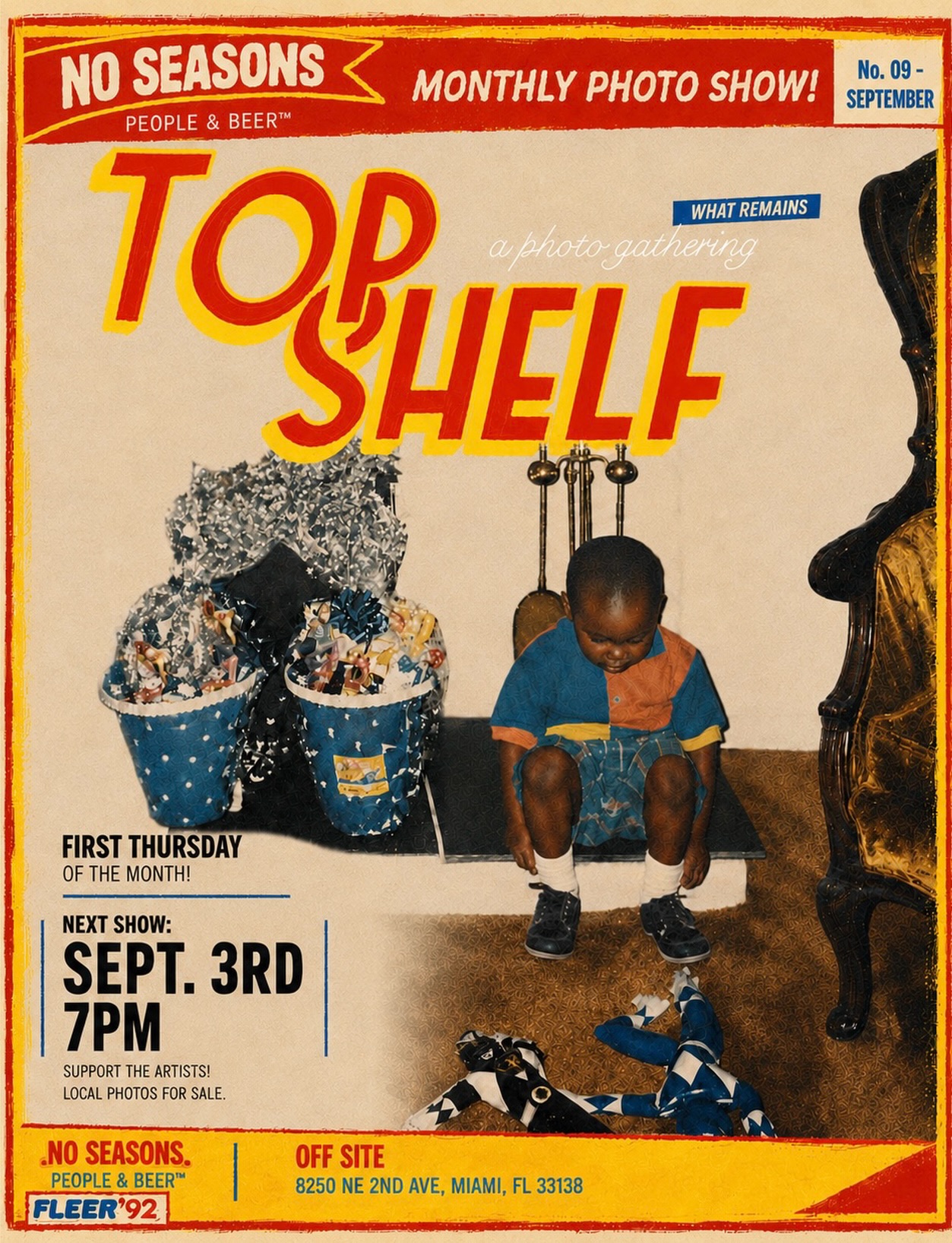 Flyer for Top Shelf