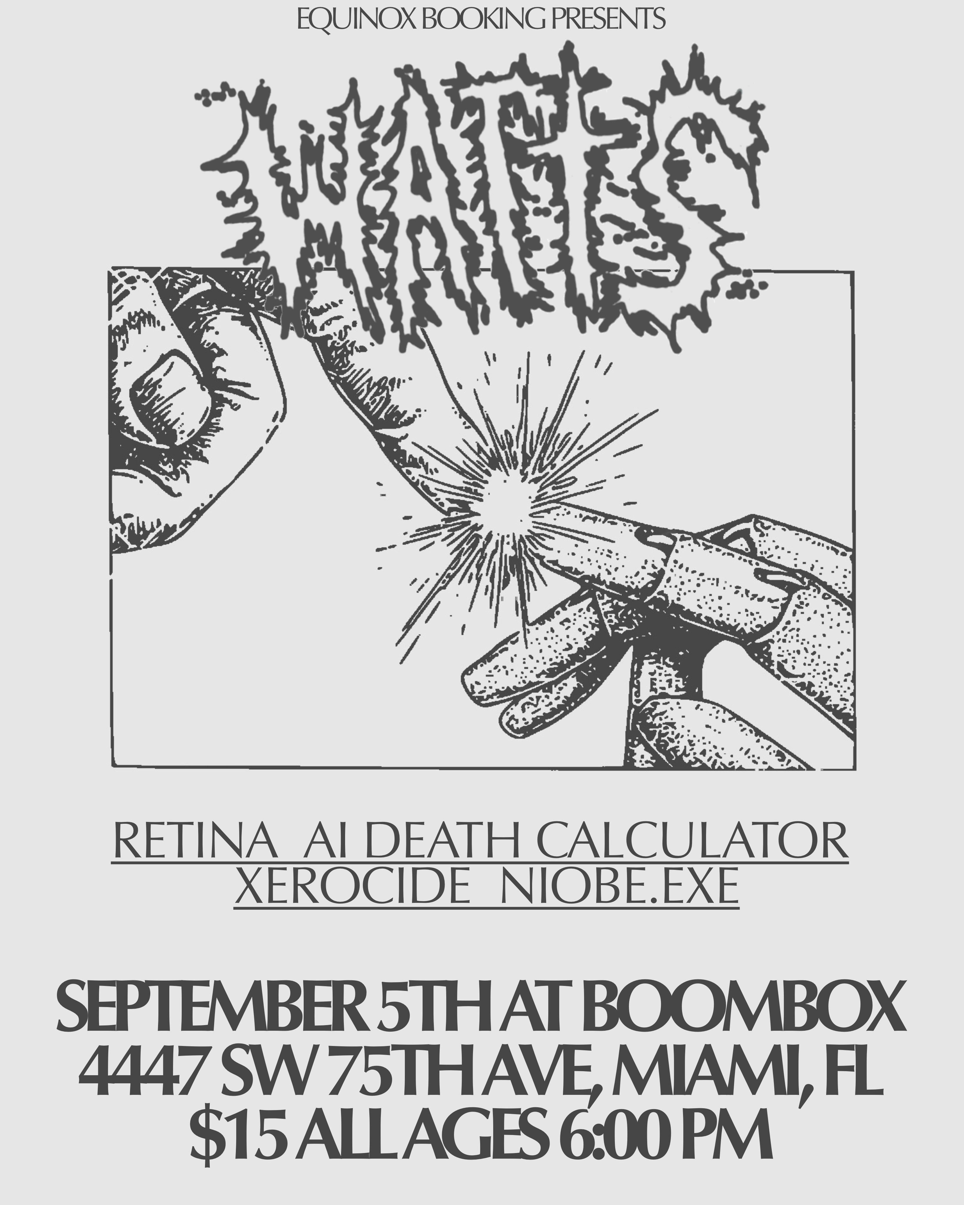Flyer for Watts + Retina +