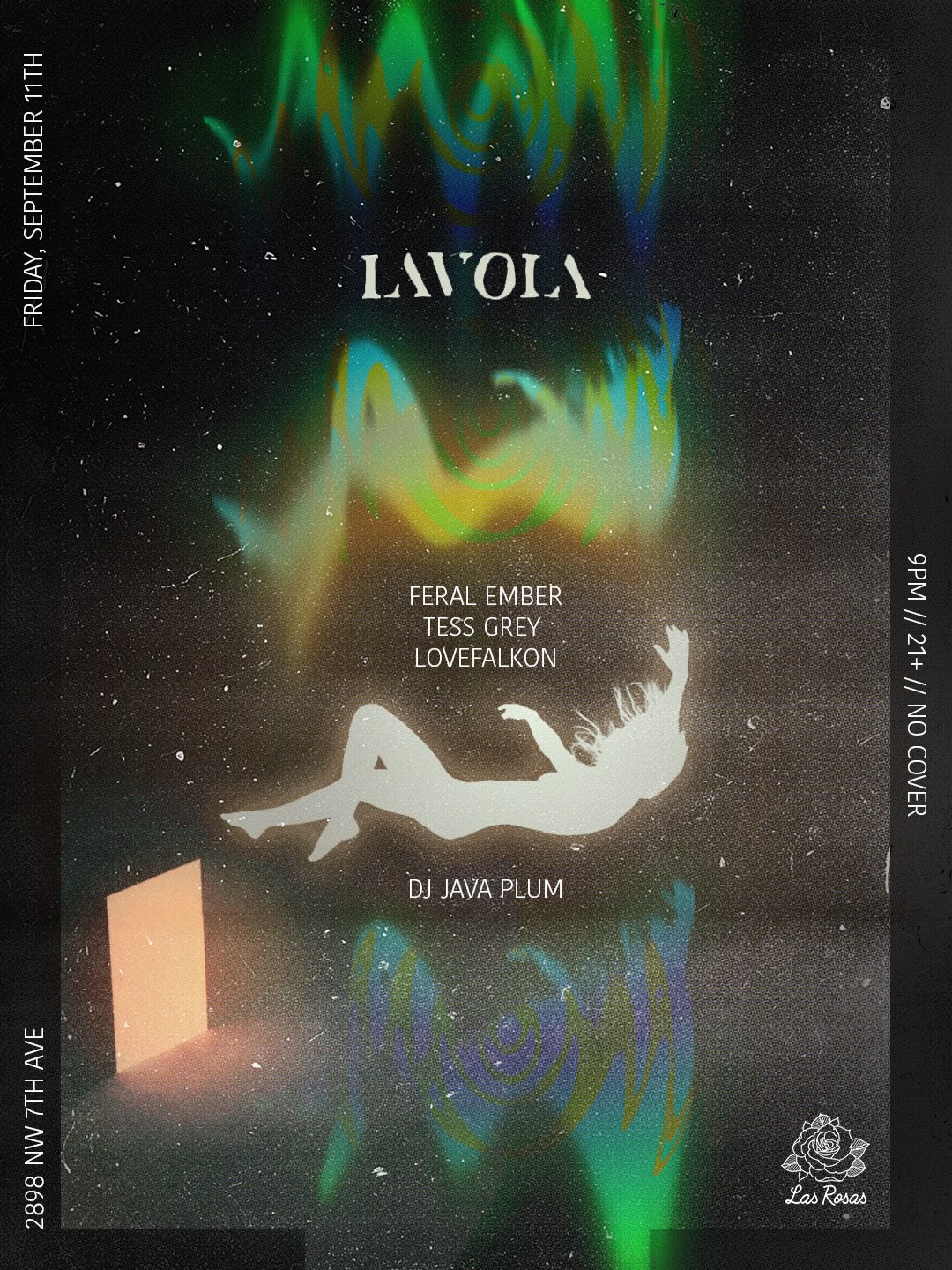 Flyer for Lavola + Tess Grey +