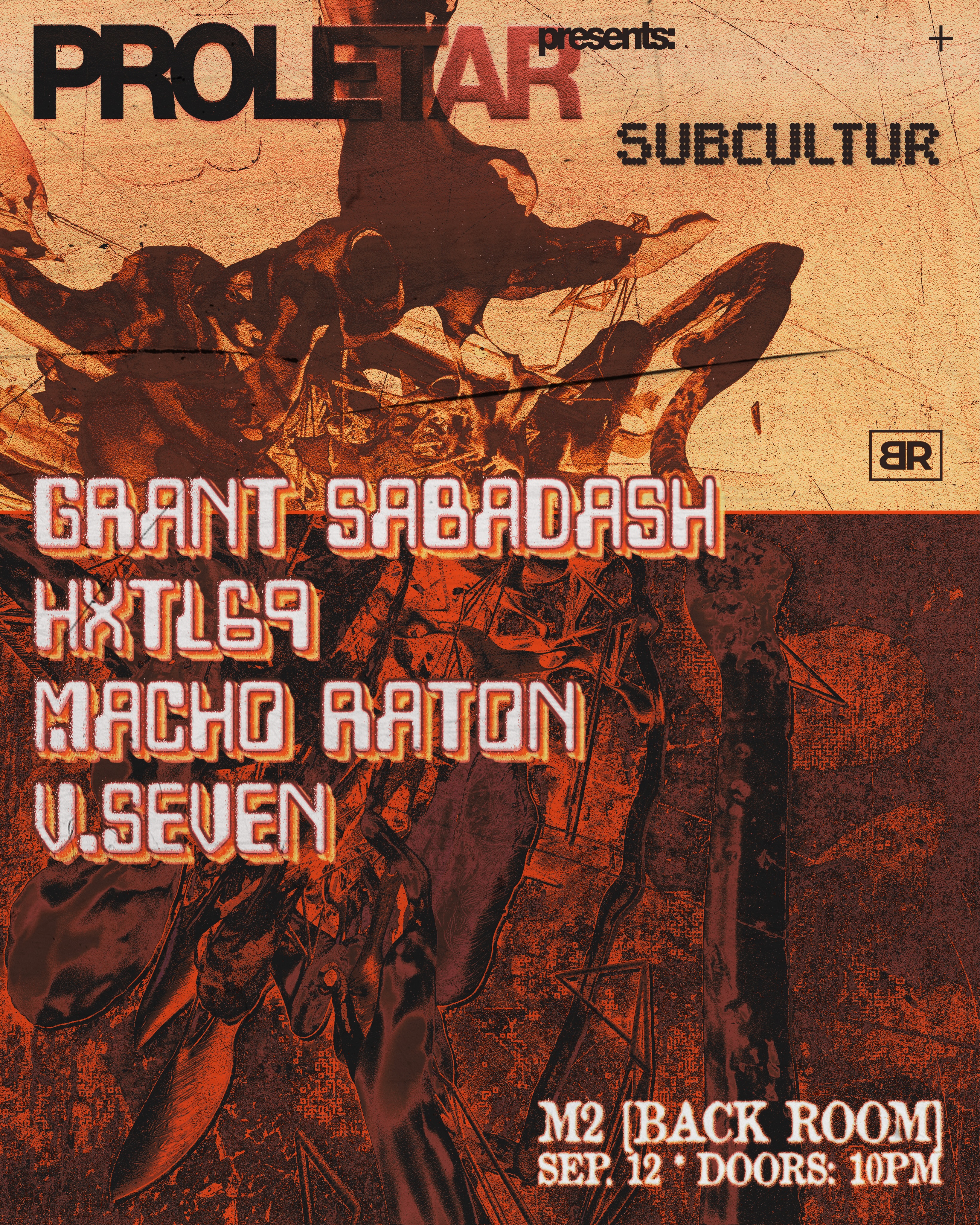 Flyer for SUBCULTUR