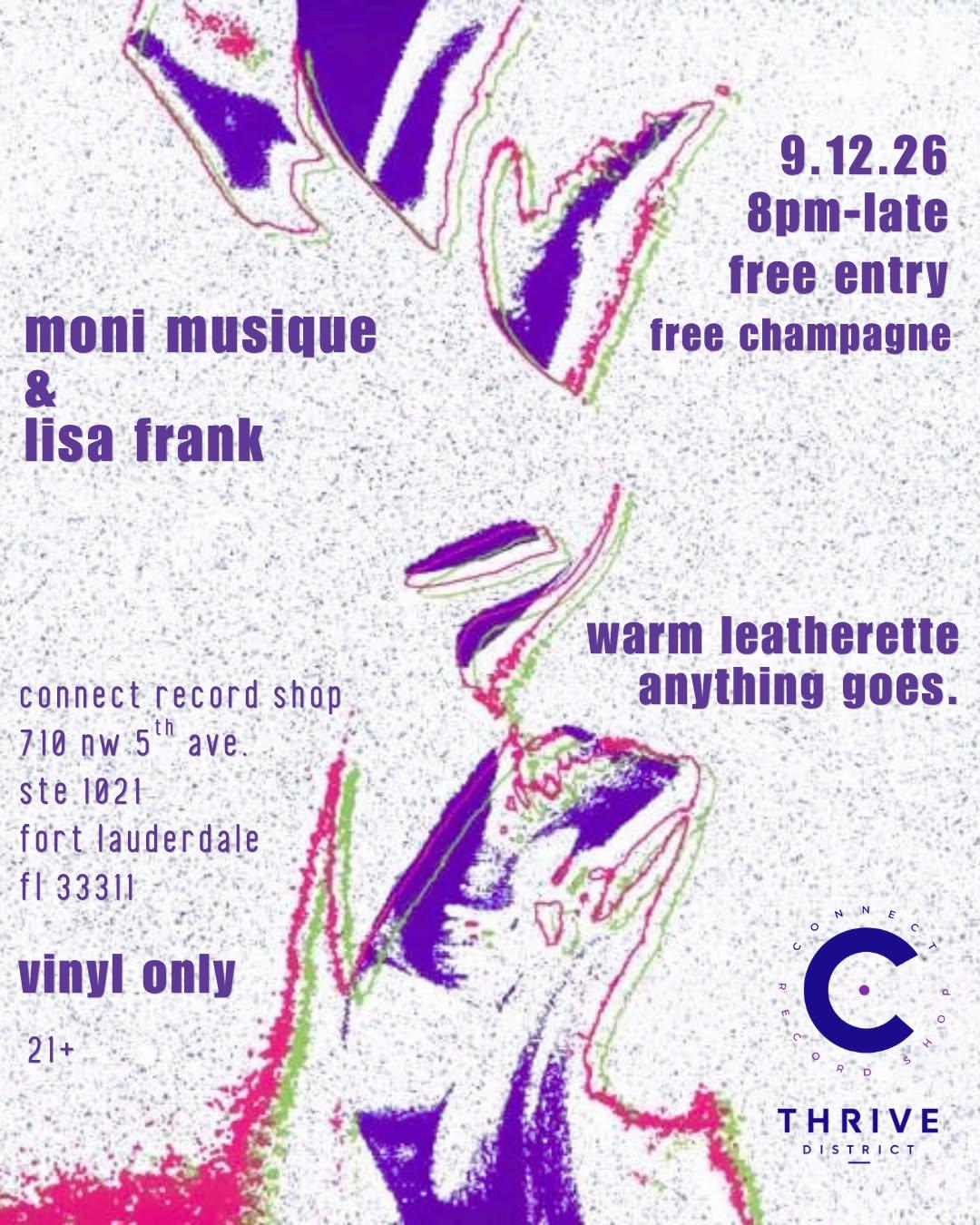 Flyer for Warm Leatherette Dance Party