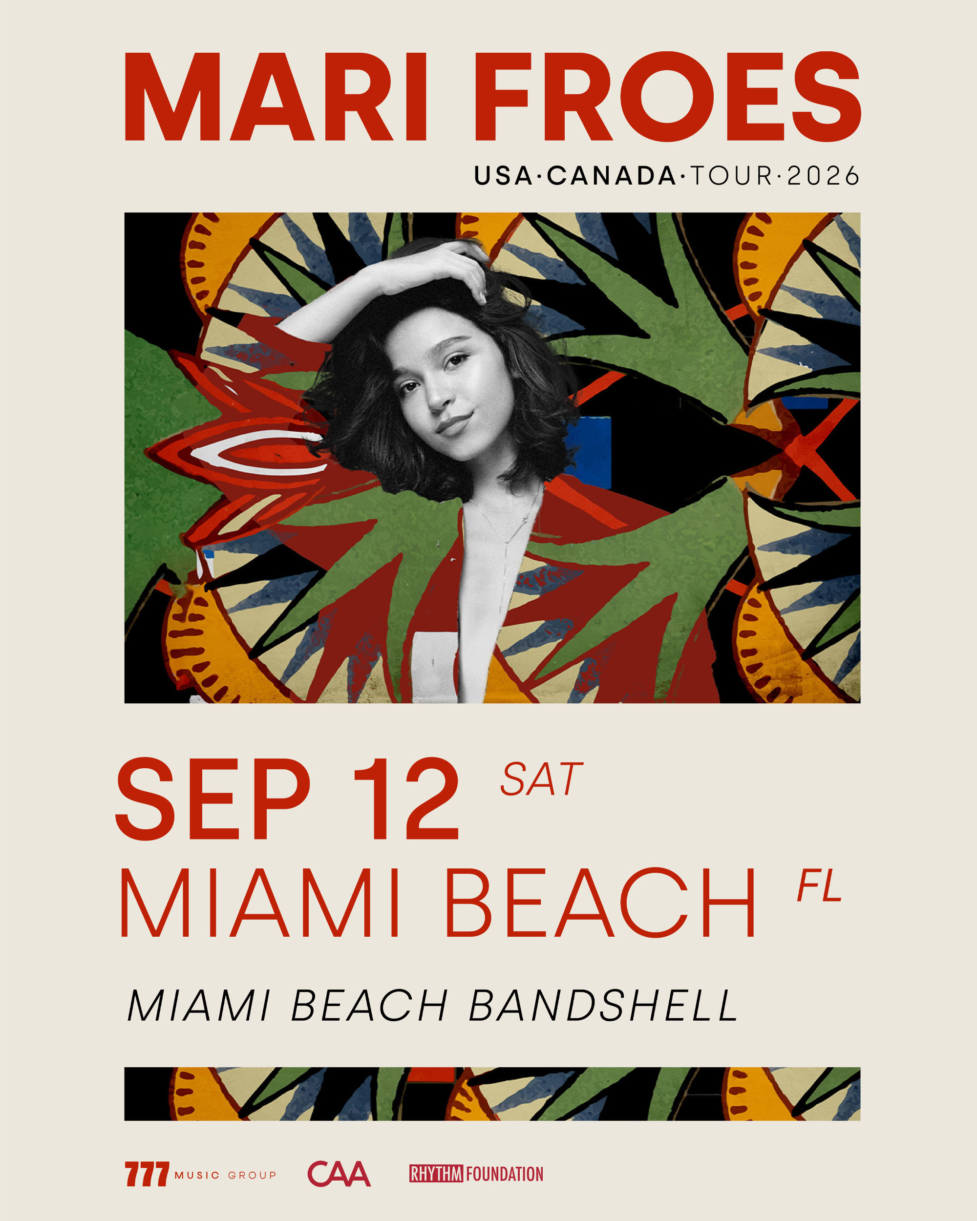 Flyer for Mari Froes