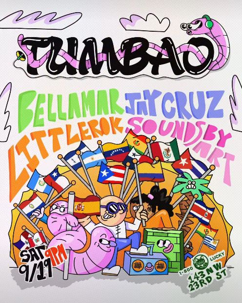 Flyer for Bellamar + Sounds by Art +