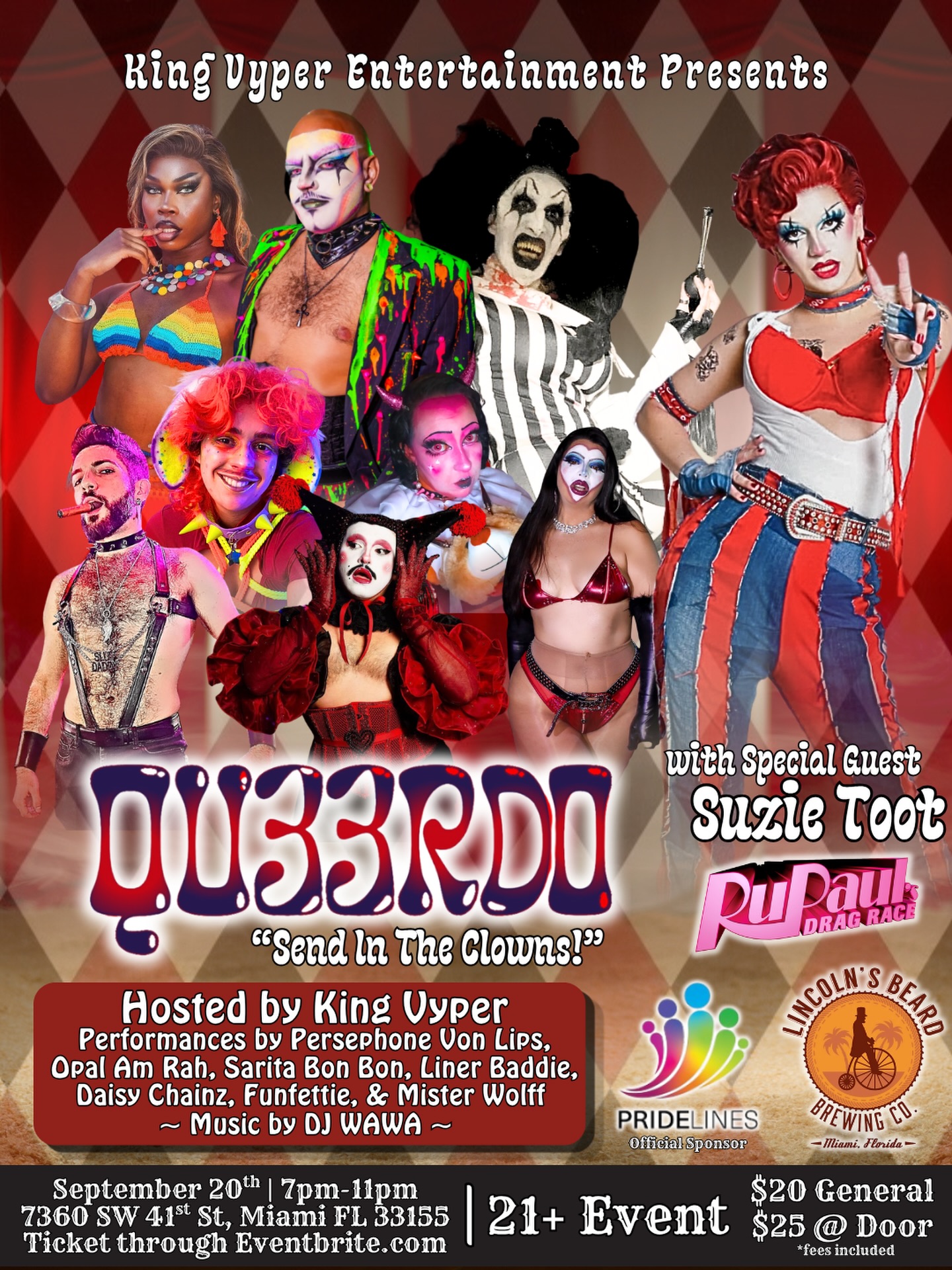 Flyer for Send in the Clowns!