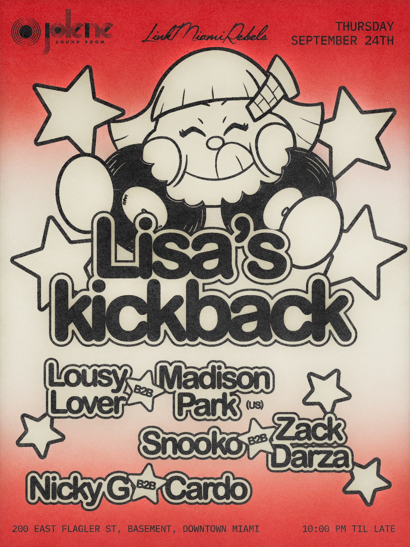 Flyer for Lousy Lover b2b Madison Park +